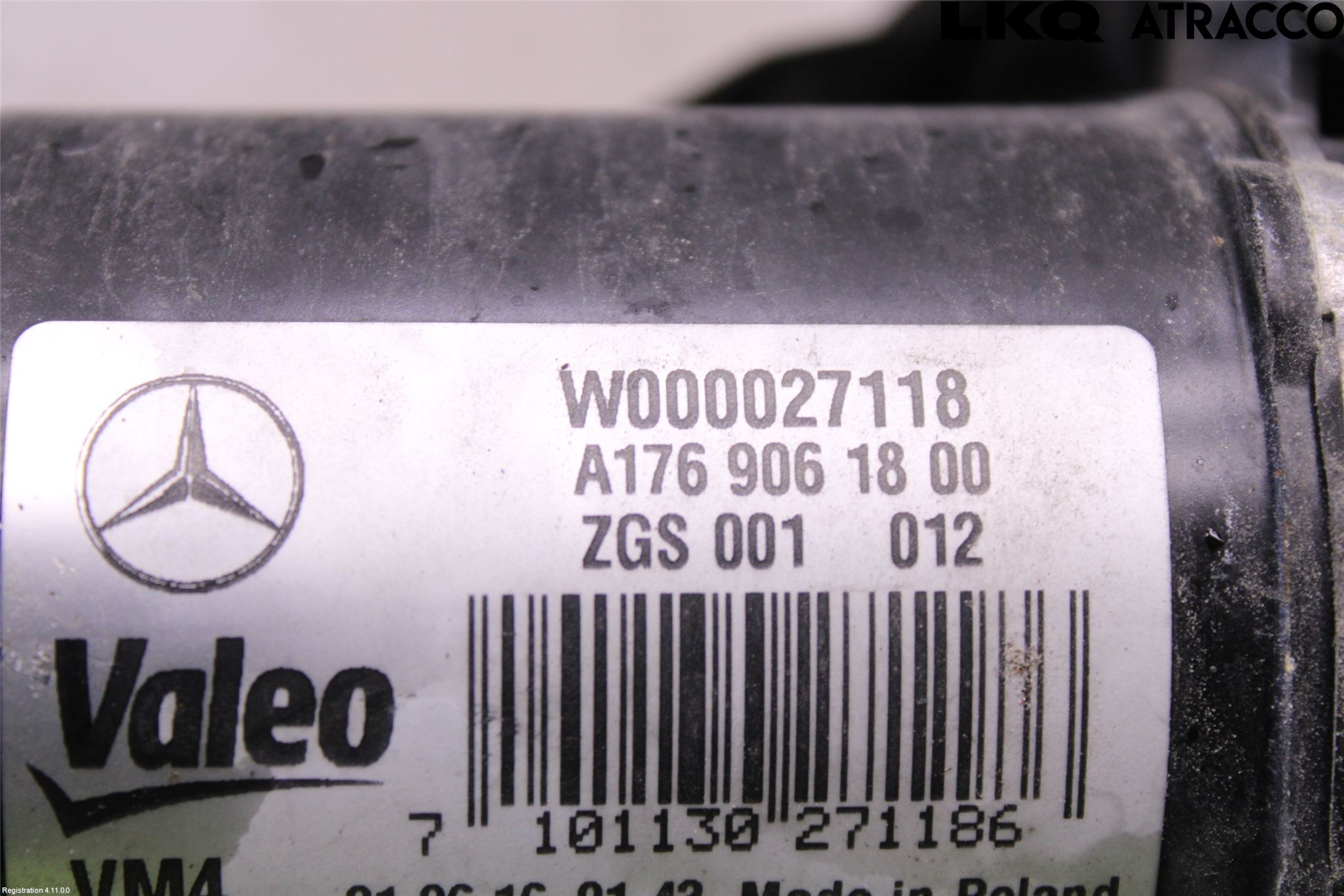 Mercedes-Benz MB CLA-KLASS (C117/X117) 13-19 Viskermotor Frontrute