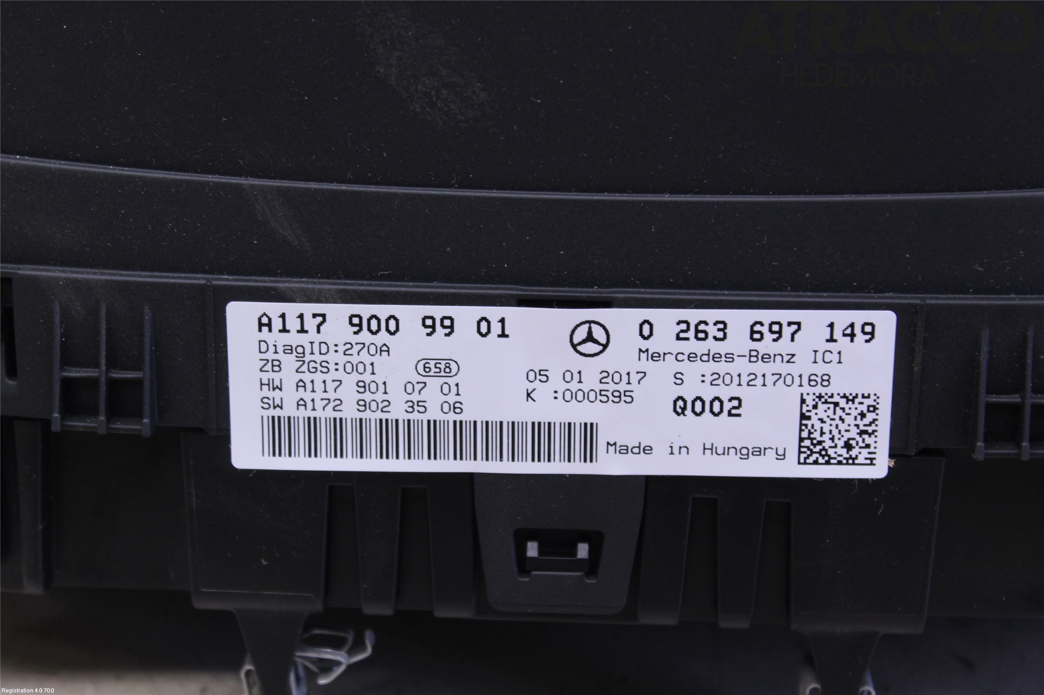 Mercedes-Benz MB CLA-KLASS (C117/X117) 13-19 Instr Kombinert