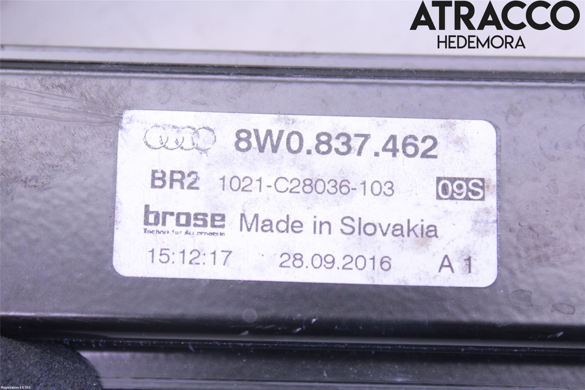 Audi A4/S4 B9 16-19 Vindusheis El Komp