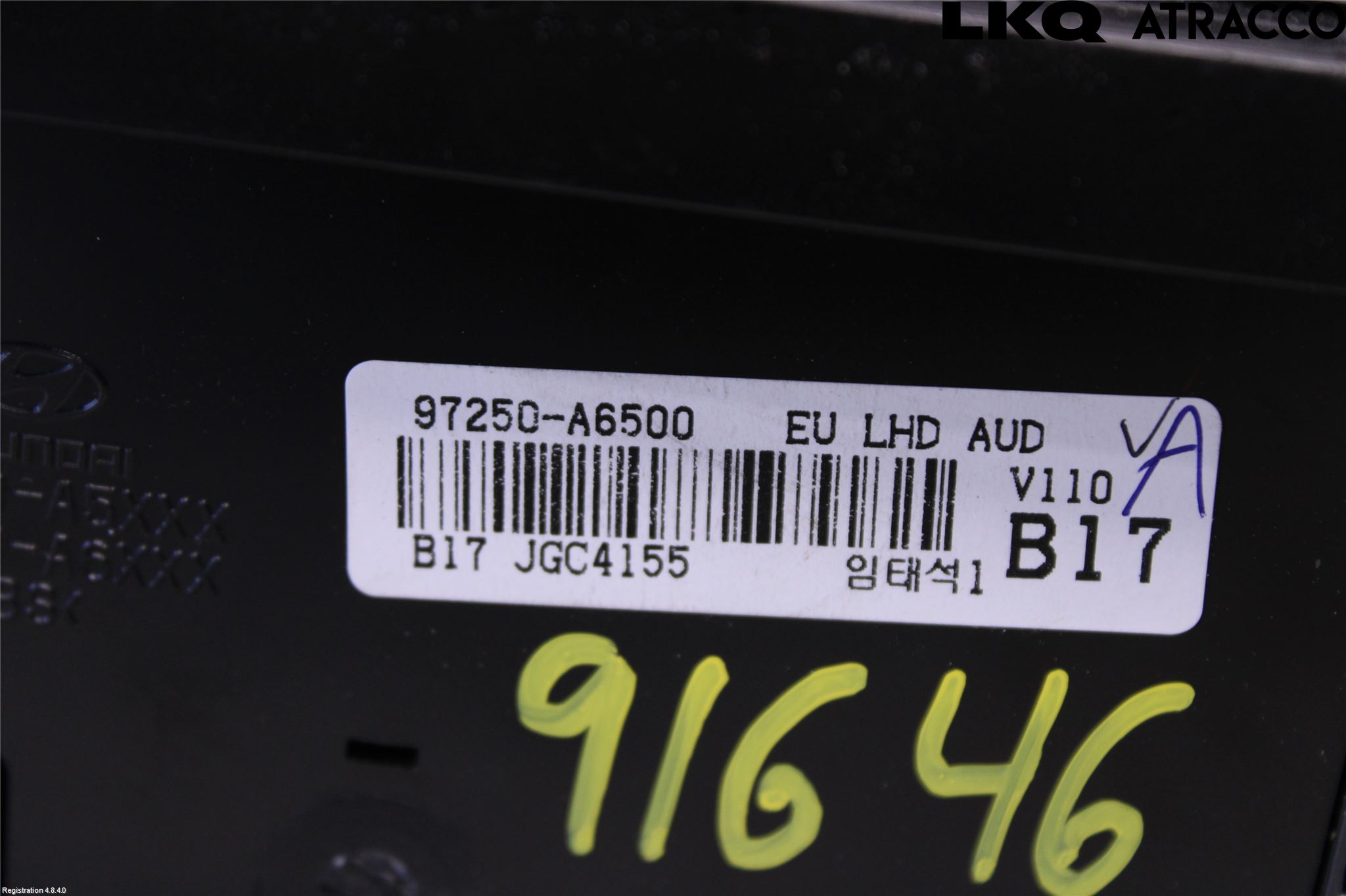 Hyundai i30 GD 13-17 Varme Ac Betjening-Display