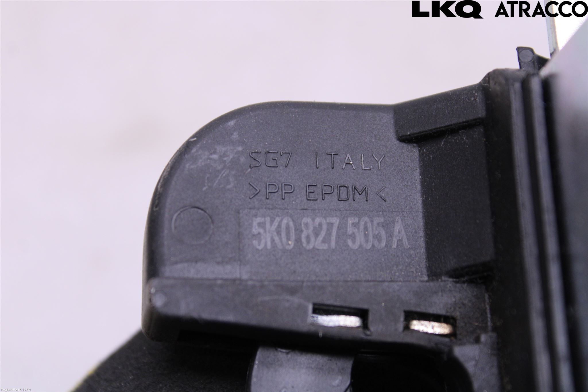 Volkswagen VW GOLF VI 09-13 Bakluke-Lokk Låsekasse