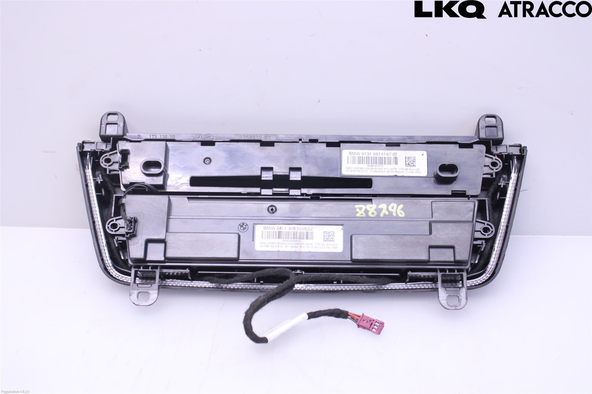 BMW 3 F30/F31/F80 12-19 Varme Ac Betjening-Display