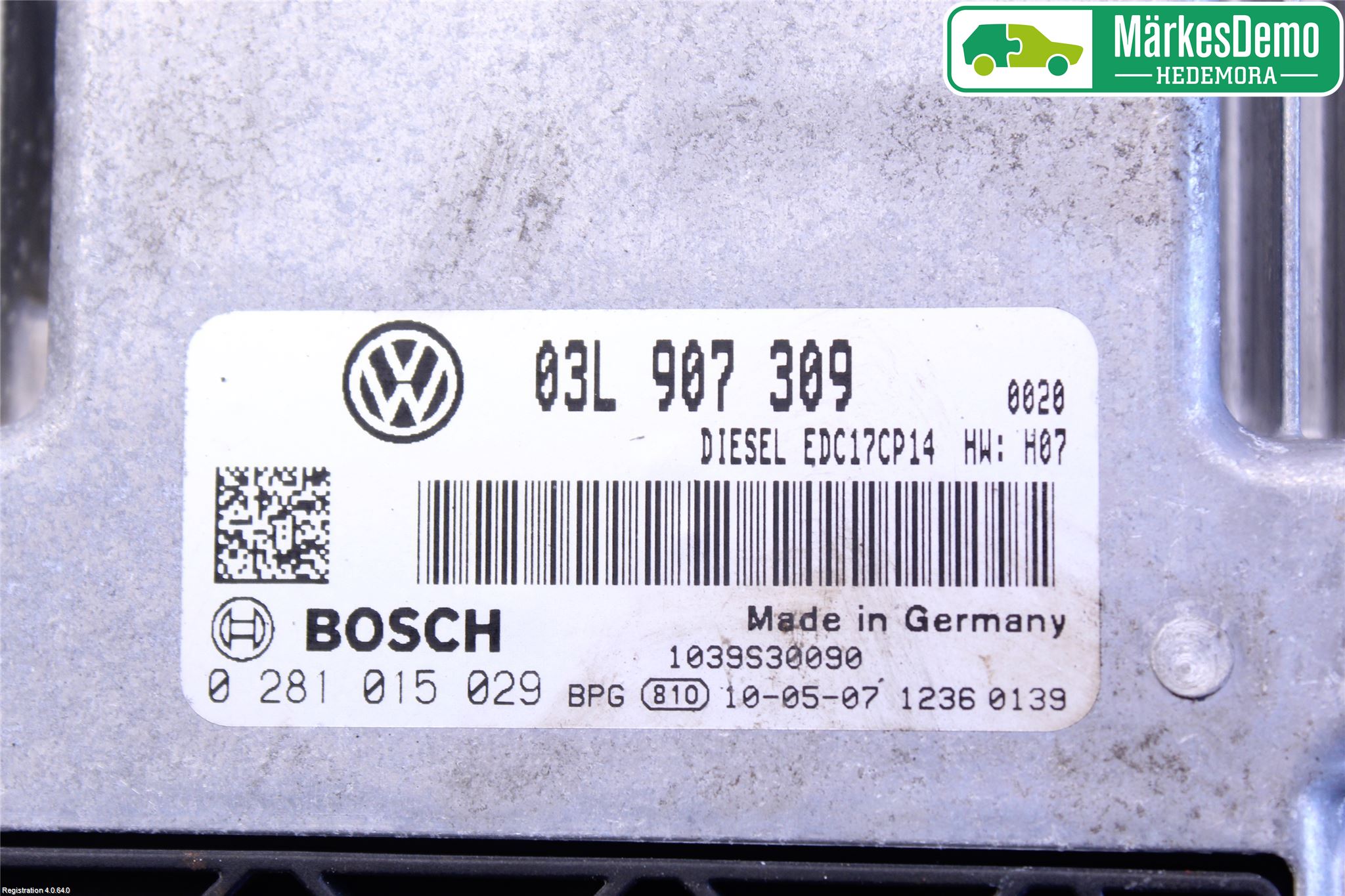 Volkswagen VW PASSAT 05-11 Styreenhet Dieselpumpe