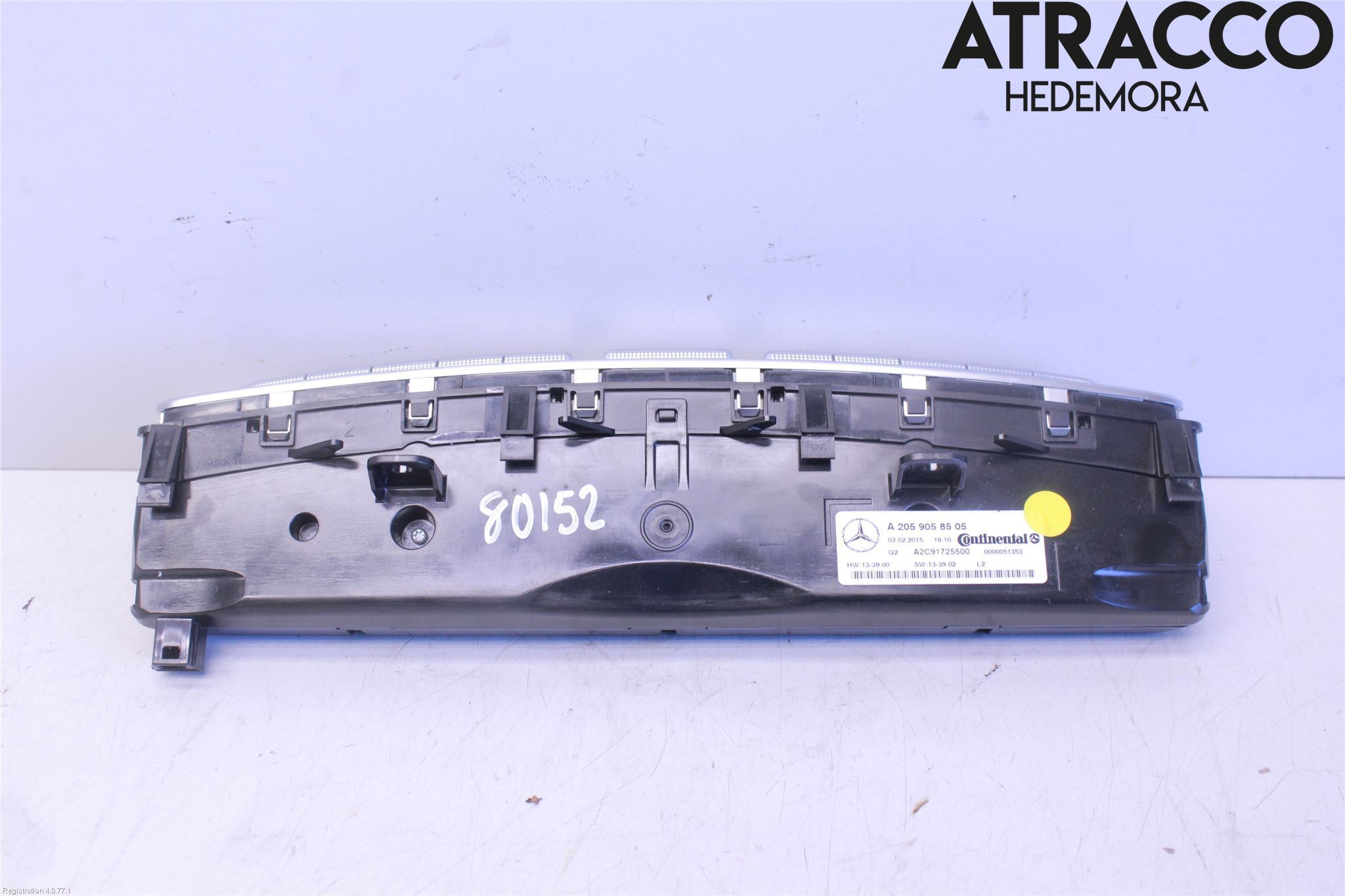 Mercedes-Benz MB C-KLASS (W205) 14-21 Varme Ac Betjening-Display