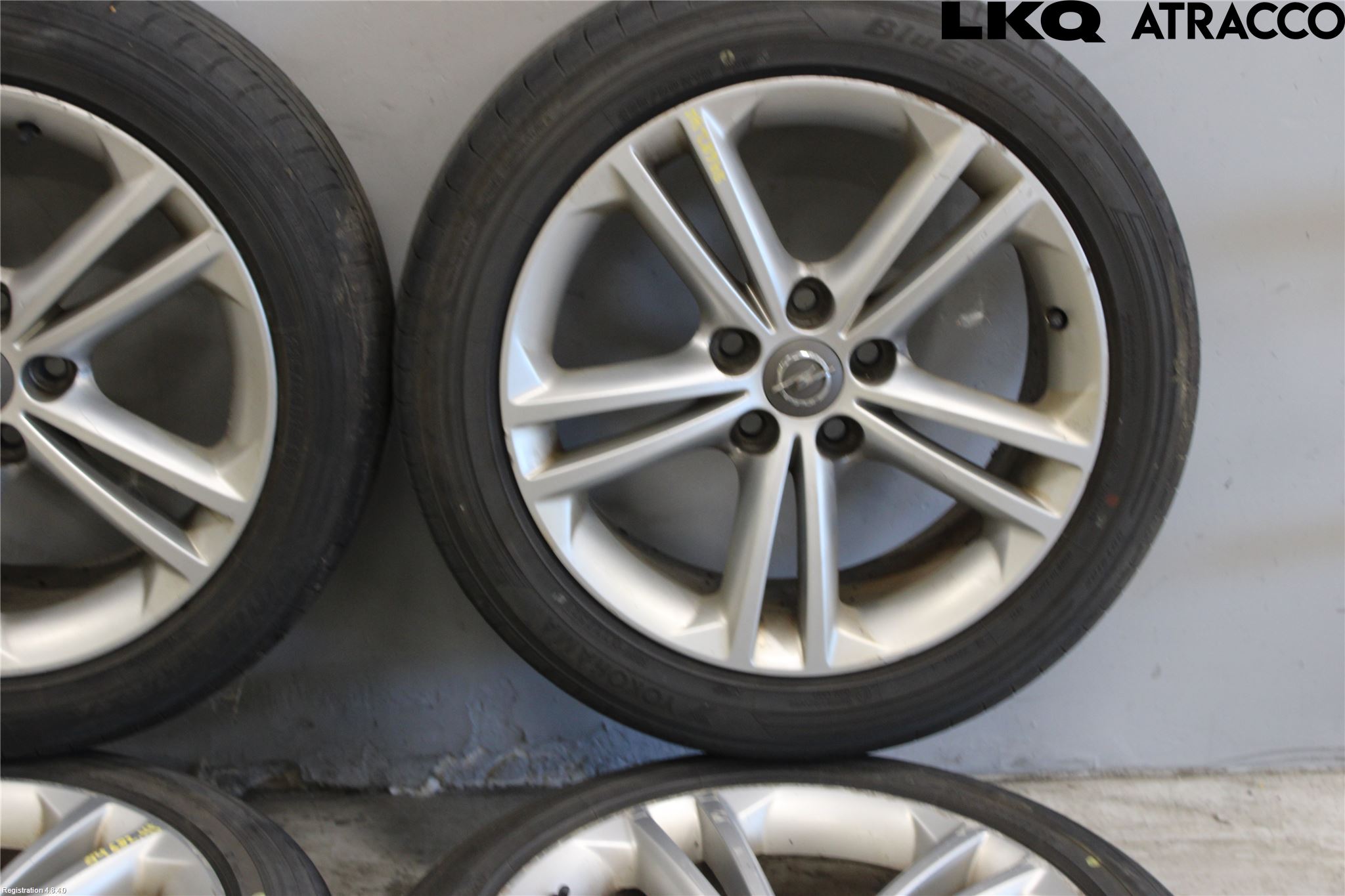 Opel INSIGNIA 09-16 Dekk Sommer På Alu Felg 4Stk