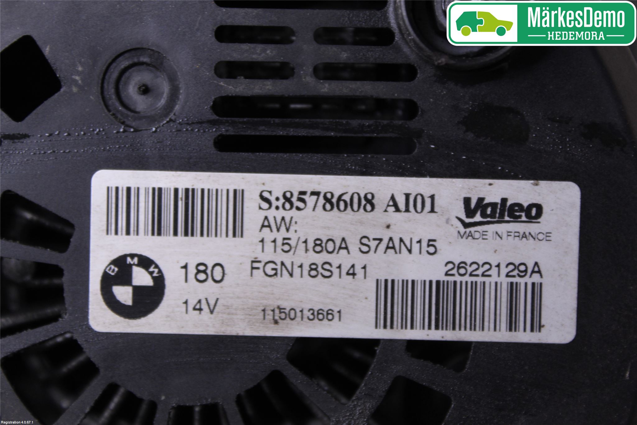 BMW 3 F30/F31/F80 12-19 Dynamo