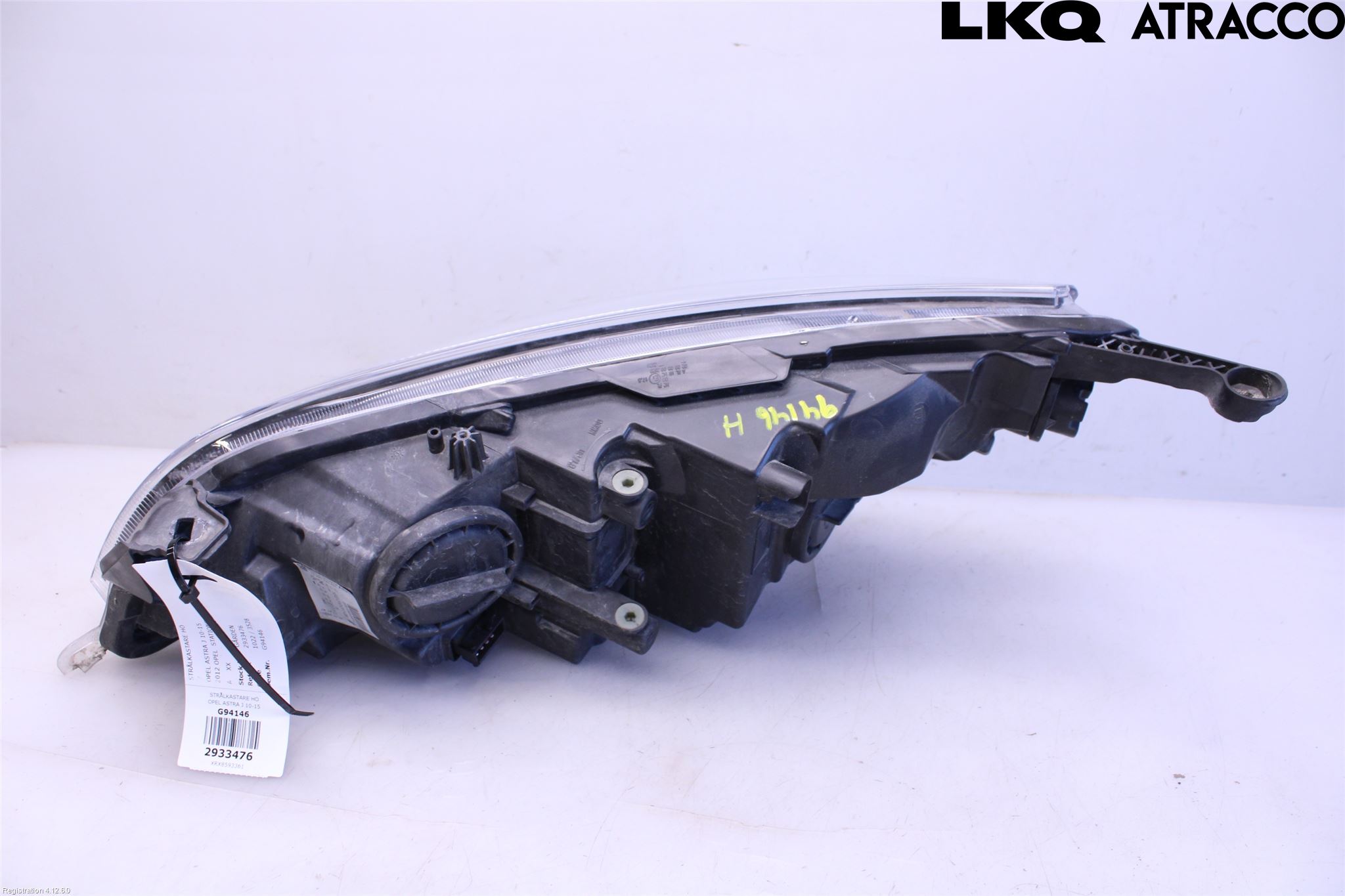 Opel ASTRA J 10-15 Frontlykt Høyre