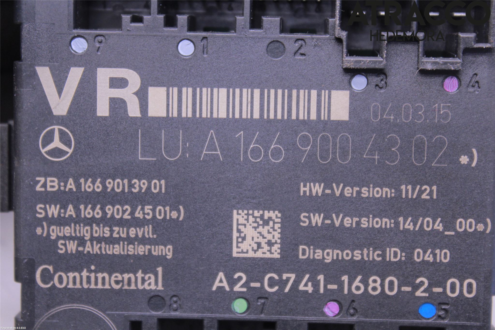 Mercedes-Benz MB CLA-KLASS (C117/X117) 13-19 Styreenhet Dør