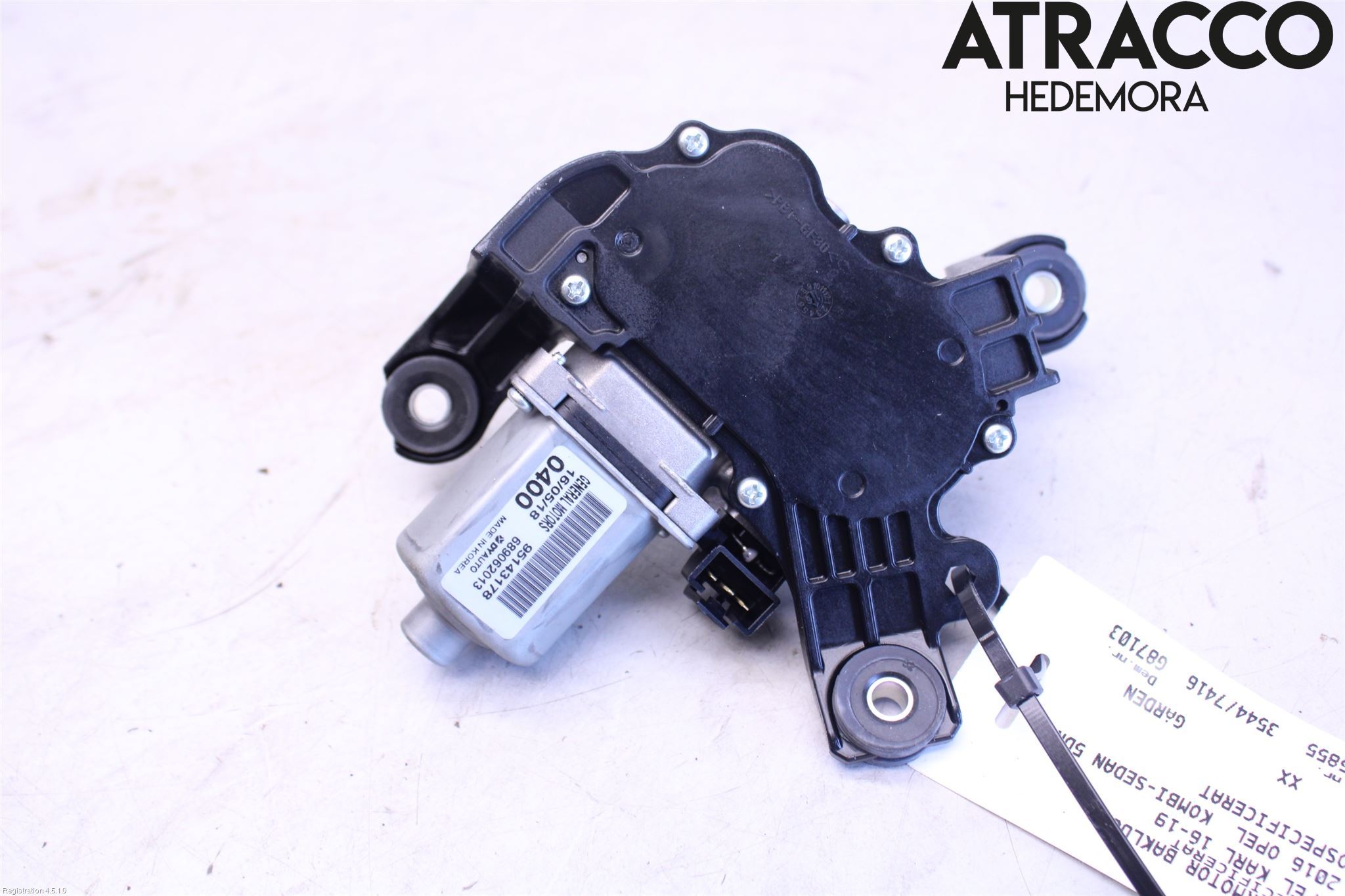 Opel KARL 16-19 Viskermotor Bakluke