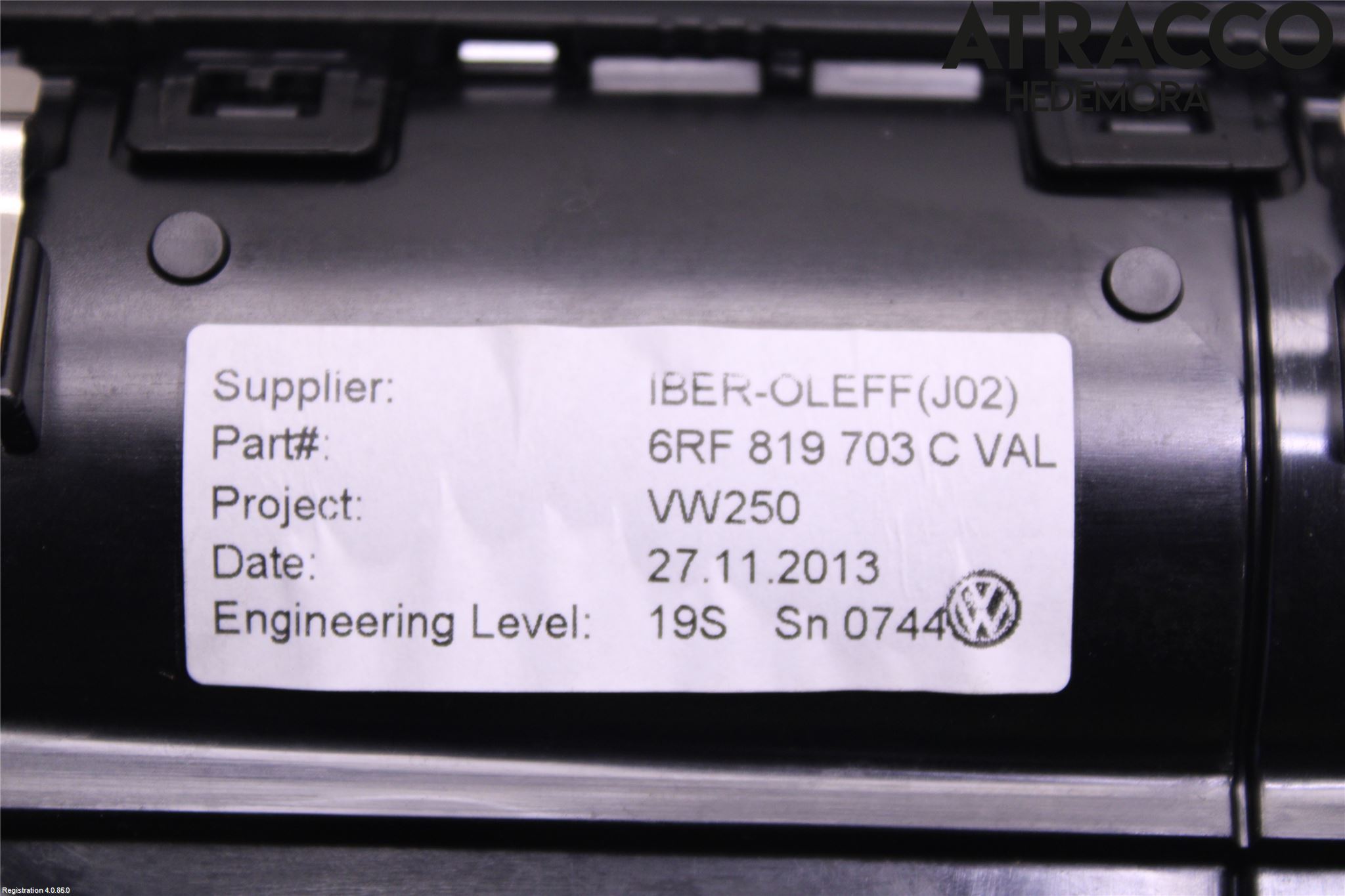 Volkswagen VW POLO 10-17 Dashbord Kanal - Dyse