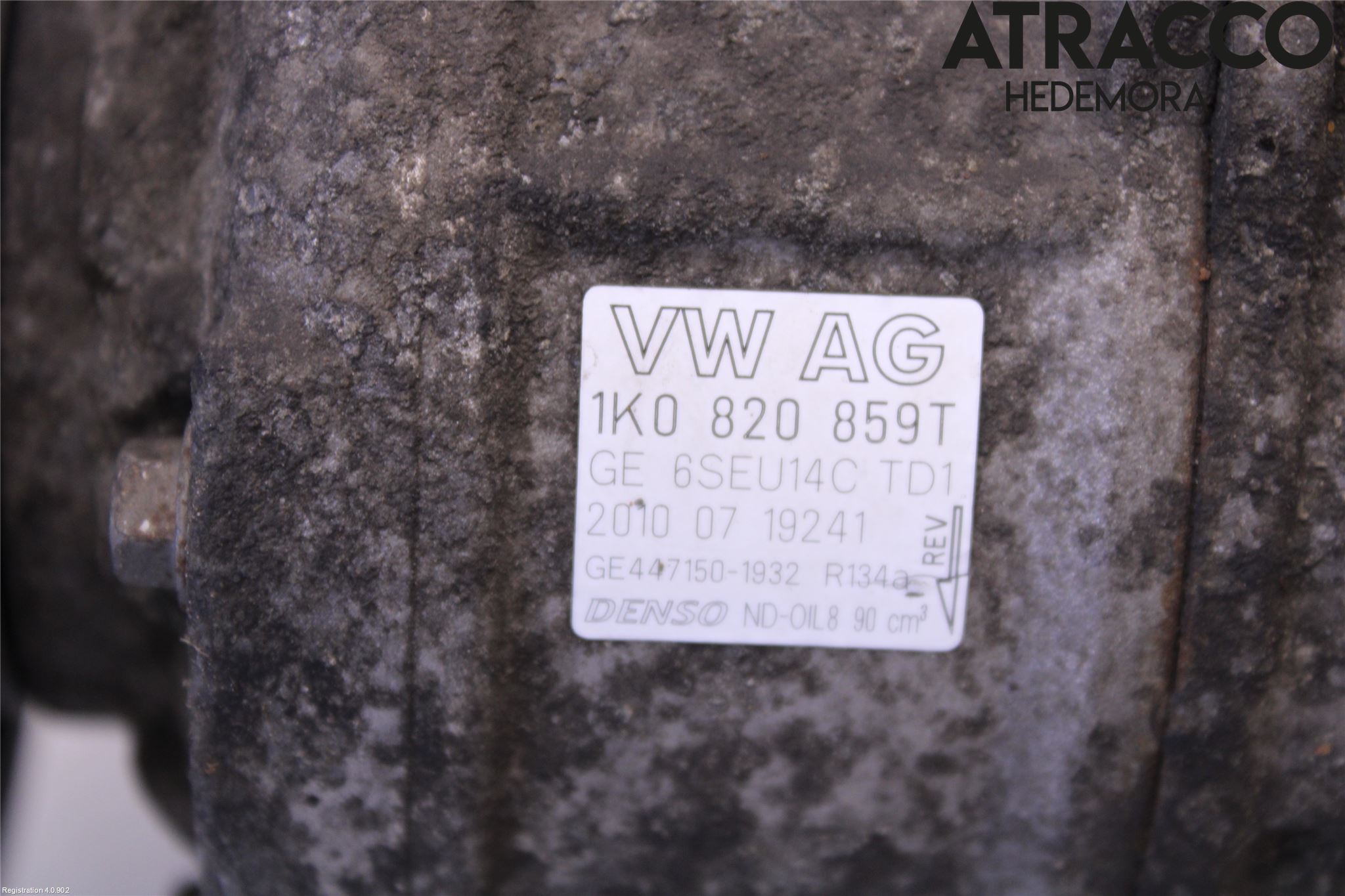 Audi A1/S1 11-18 Varme Ac Kompressor