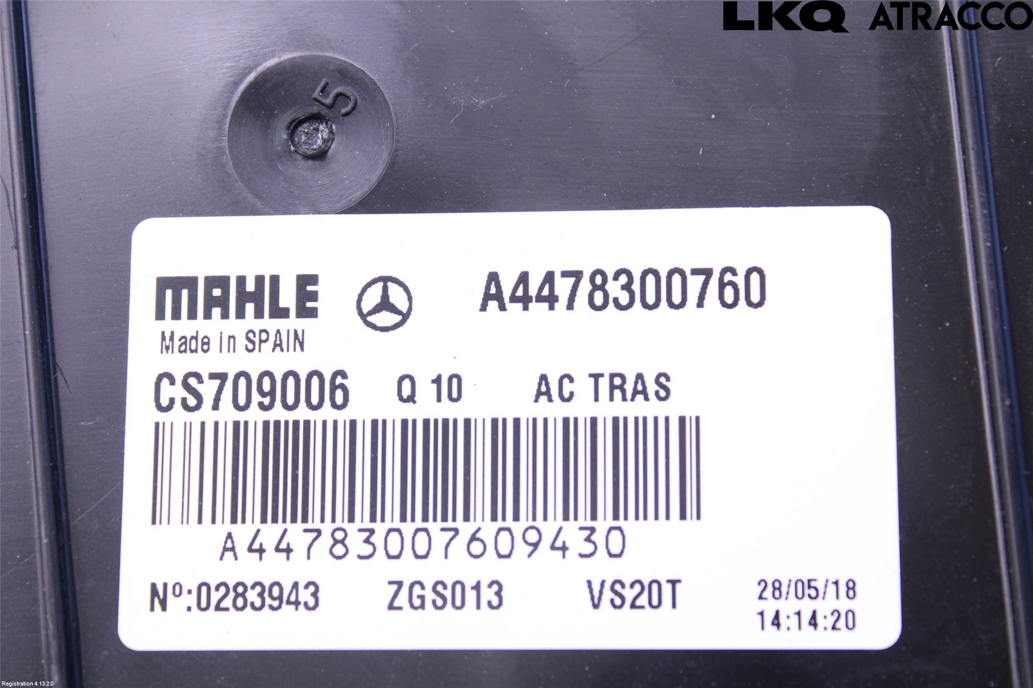 Mercedes-Benz MB VITO/V-KLASS (W640,W447,W448) 14- Varmeapparat Register Komplett