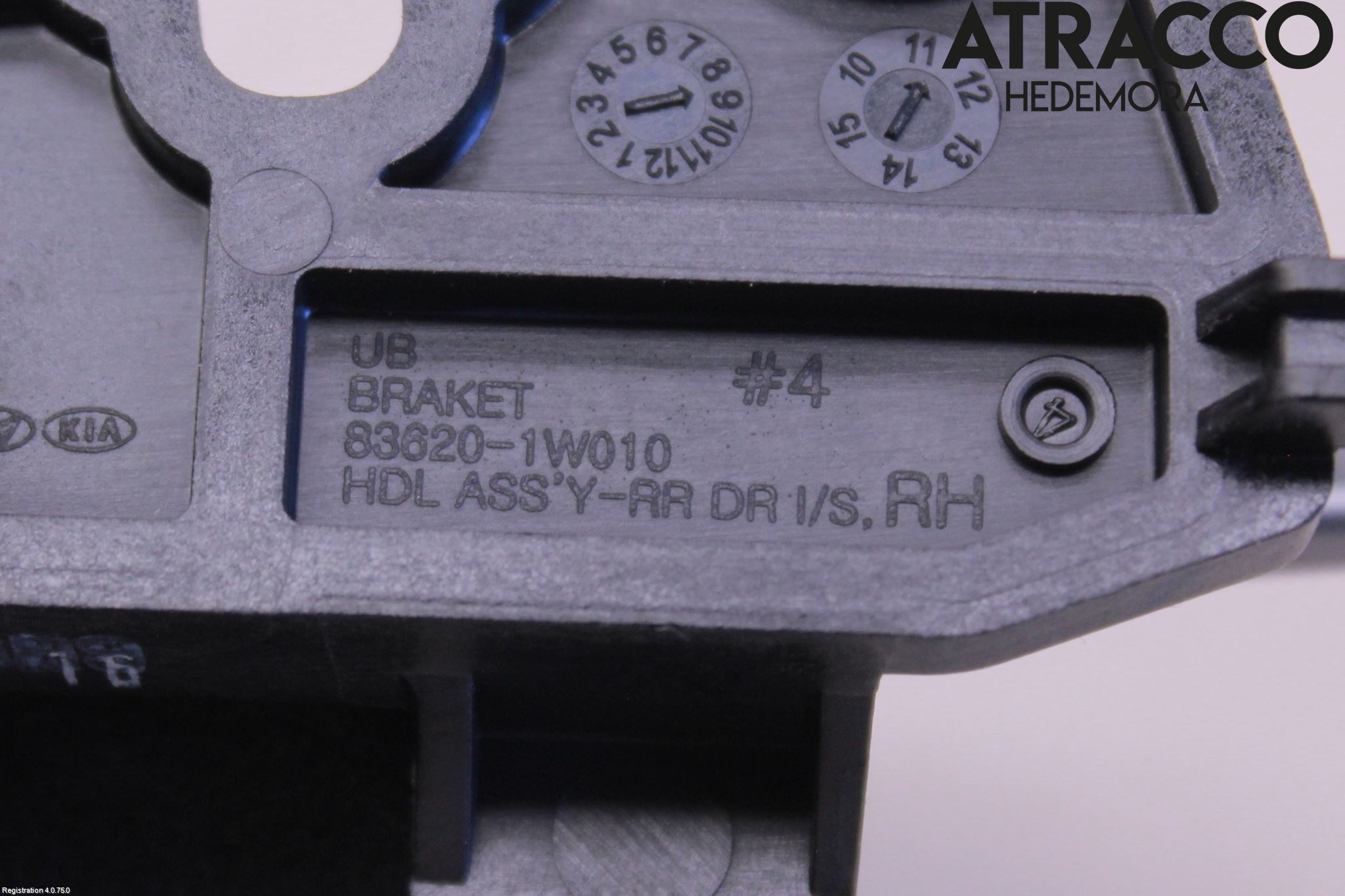 Kia RIO 12-16 Innr Dørhandtak H Indre