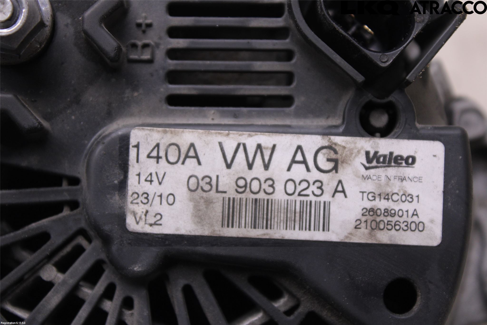 Volkswagen VW GOLF VI 09-13 Dynamo