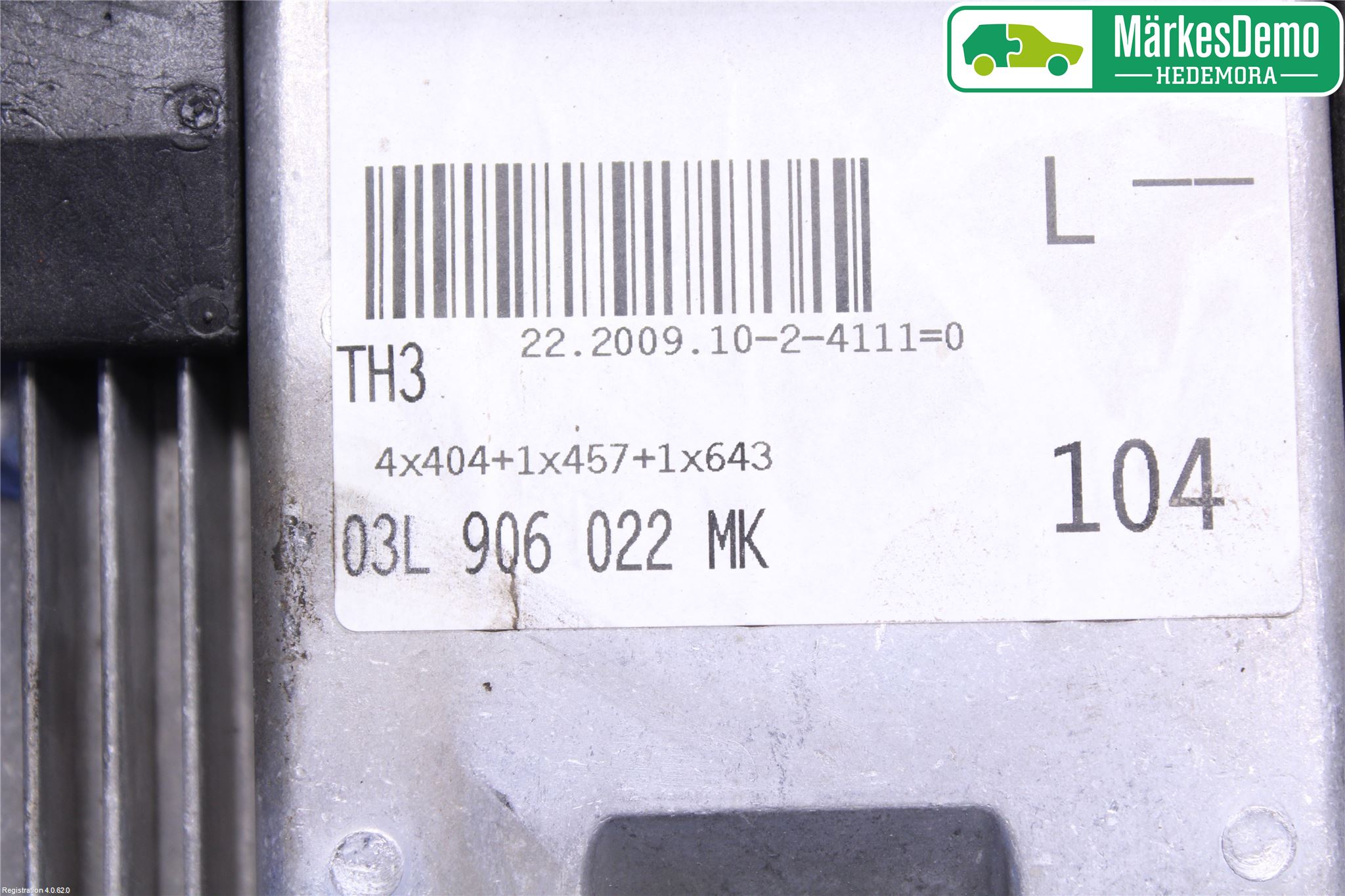Audi A4/S4 08-11 Styreenhet Dieselpumpe