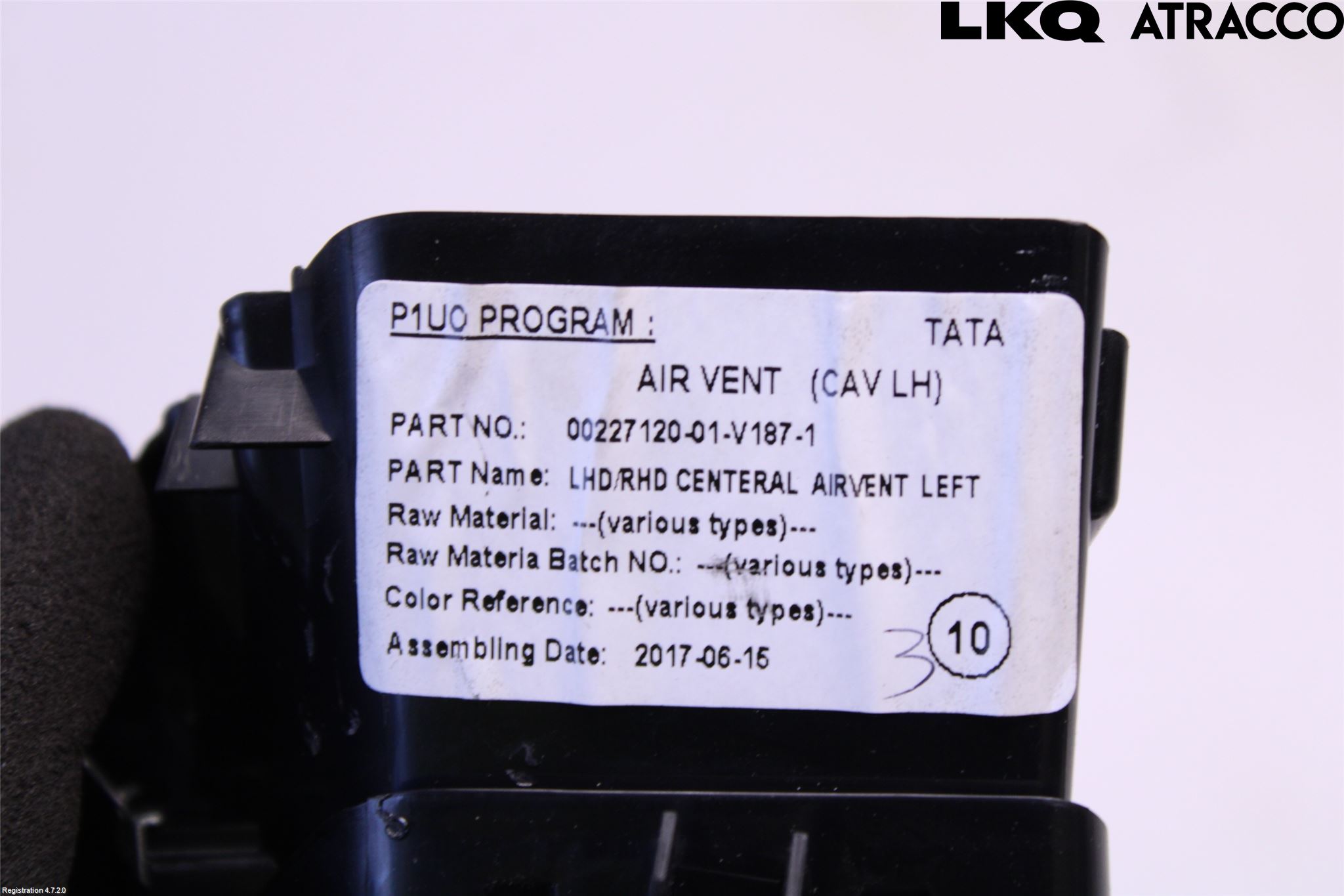 Opel GRANDLAND X 18- Dashbord Kanal - Dyse