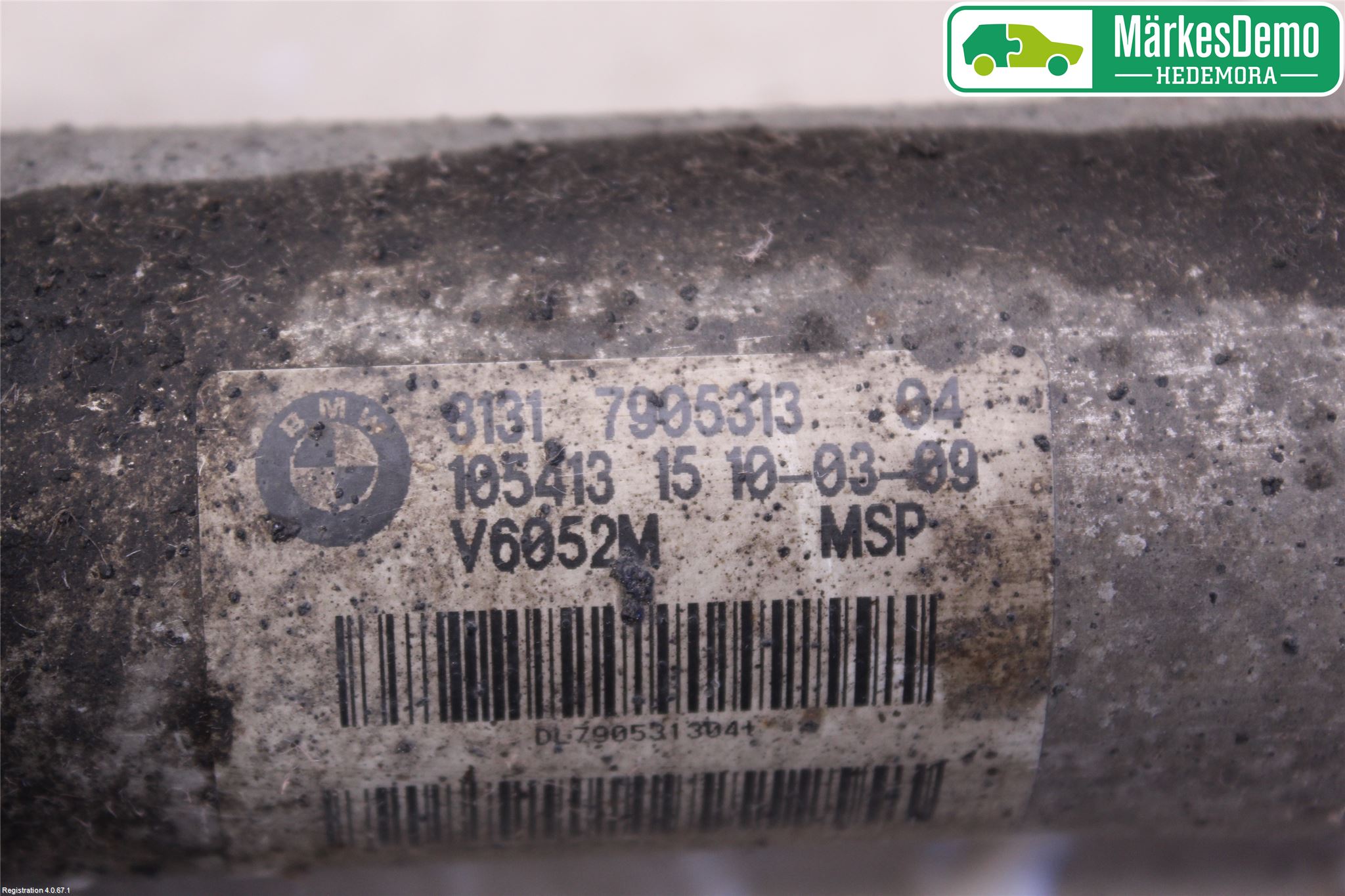 BMW 5 E60/61 Sed/Tou 02-10 Fjærbein Foran Venstre
