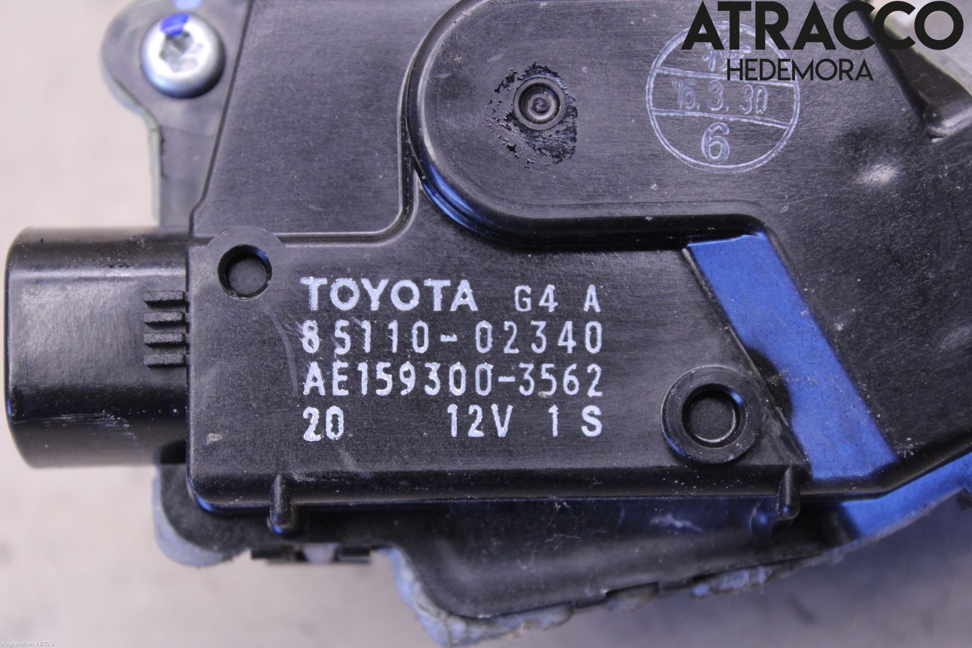 Toyota AURIS 13-19 Viskermotor Frontrute