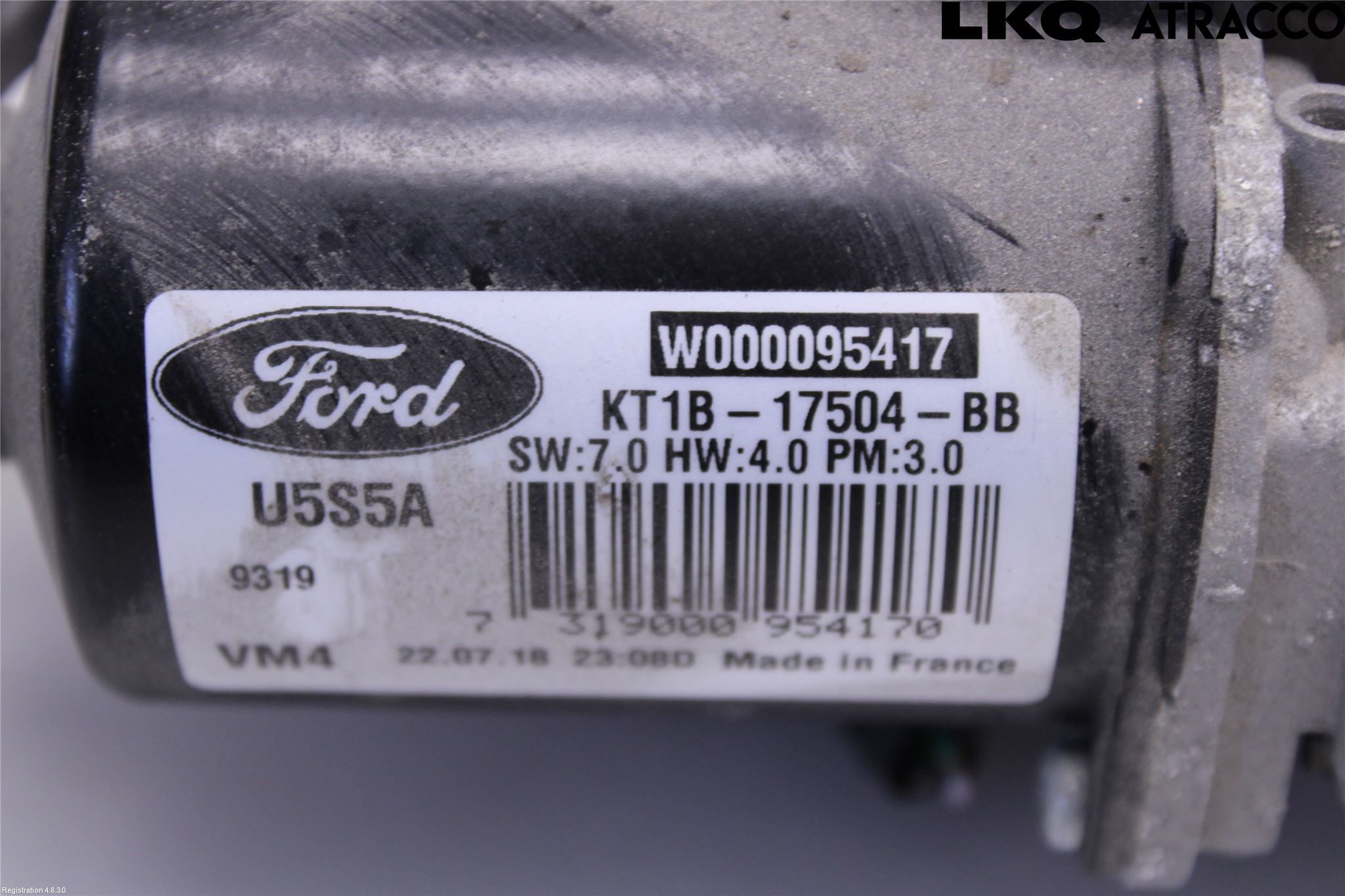 Ford TRANSIT/TOURNEO CONNECT 13-22 Viskermotor Frontrute