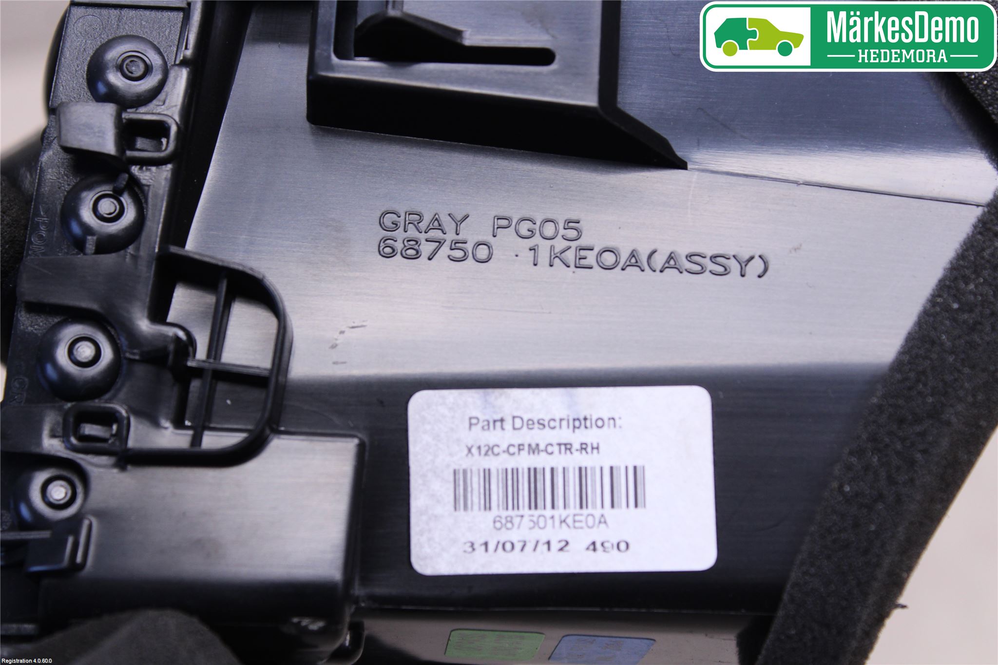 Nissan JUKE 10-14 Dashbord Kanal - Dyse