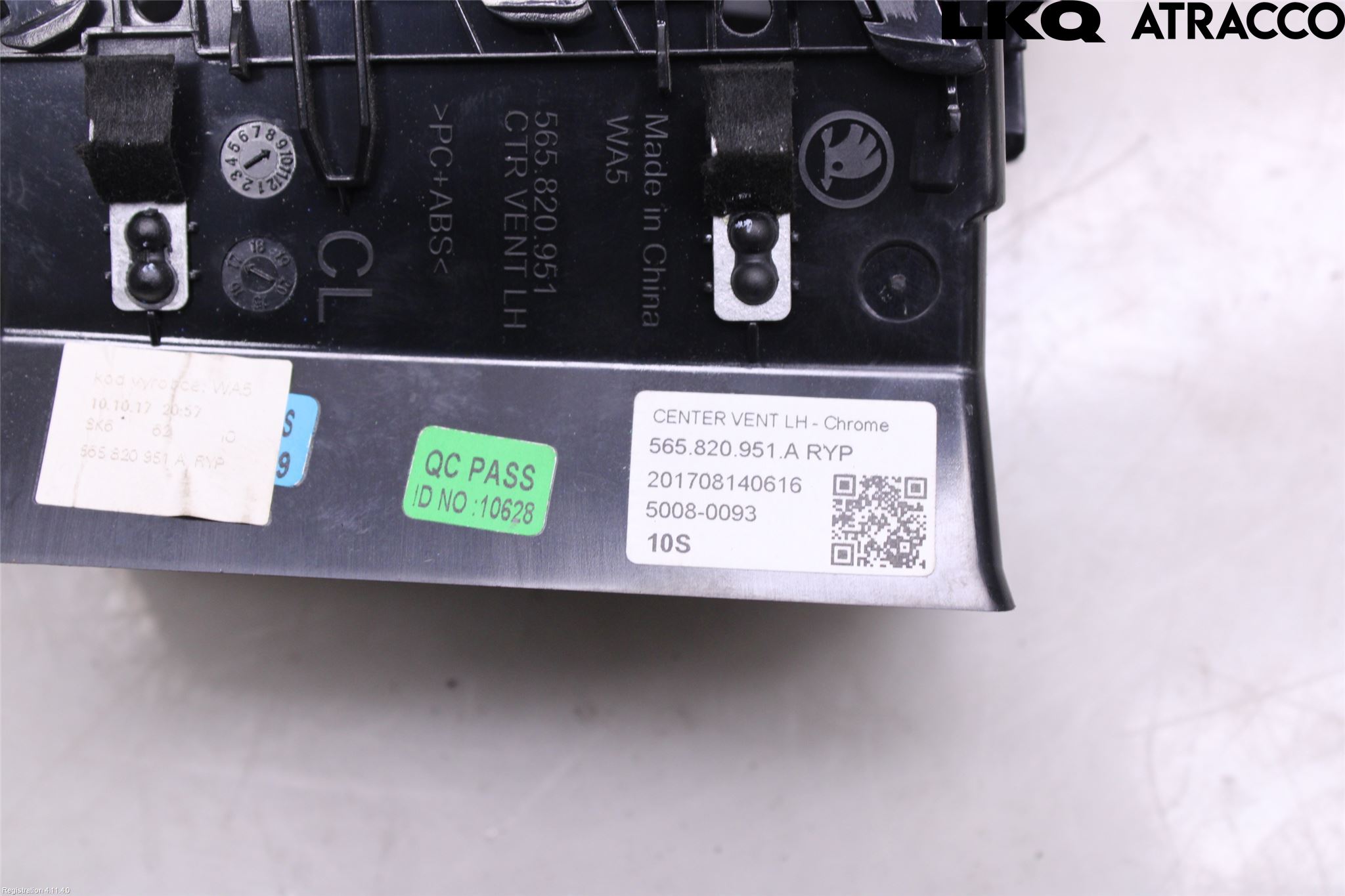 Skoda KODIAQ 17-24 Dashbord Kanal - Dyse
