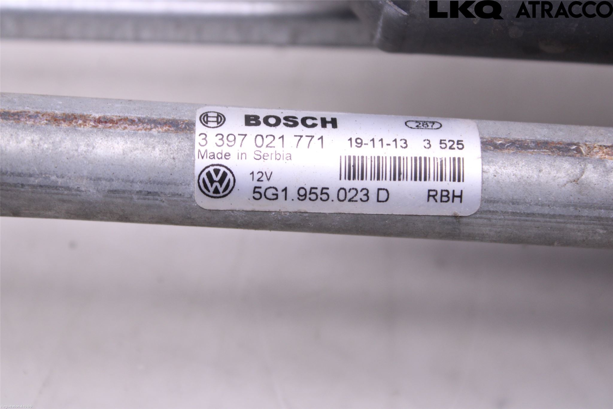 Volkswagen VW GOLF / E-GOLF VII 13-20 Viskeroverføring Frontrute