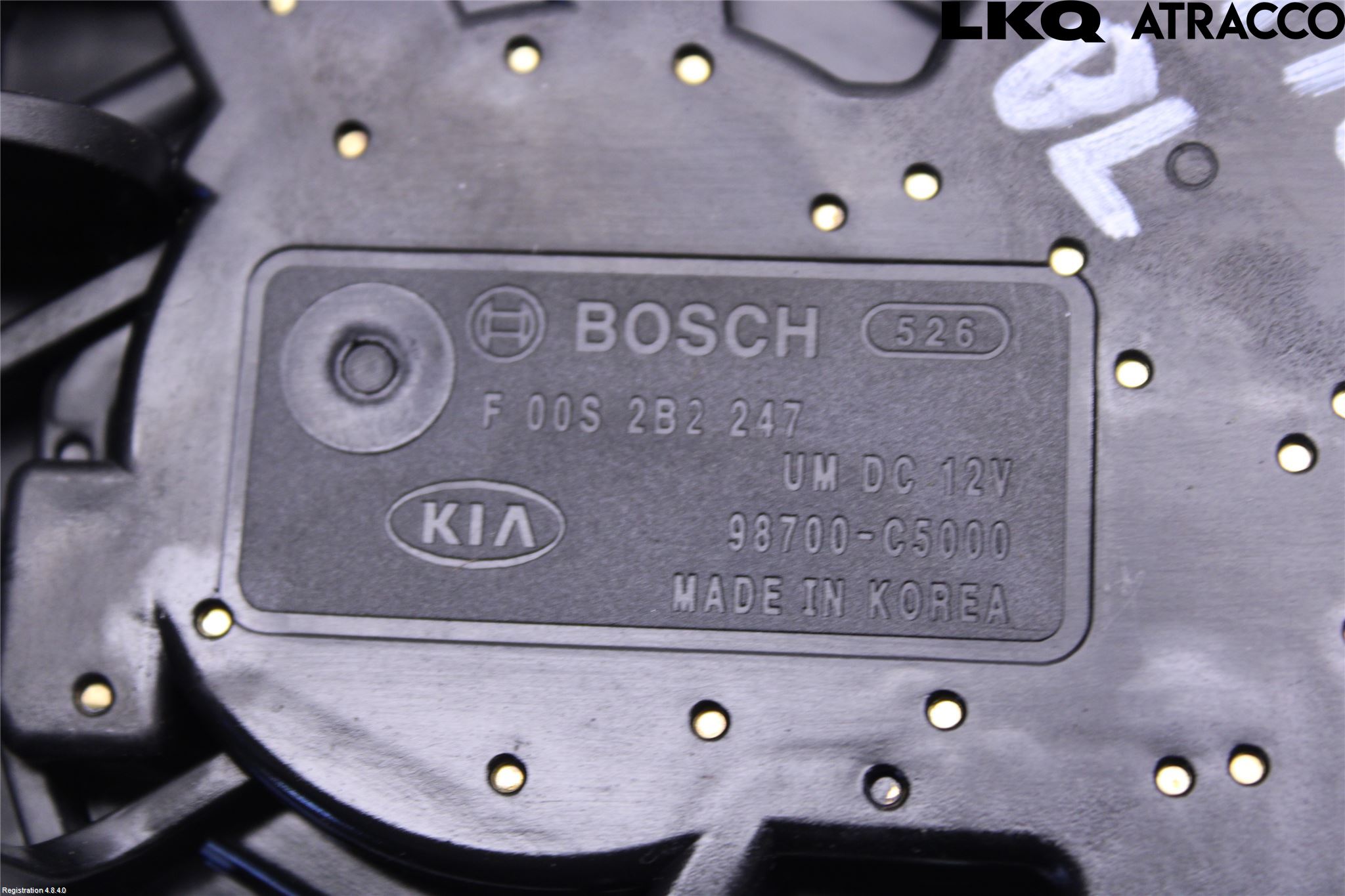 Kia SORENTO 15-20 Viskermotor Bakluke
