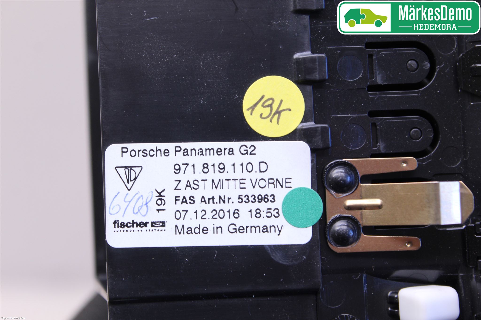 Porsche PANAMERA 09- Dashbord Kanal - Dyse