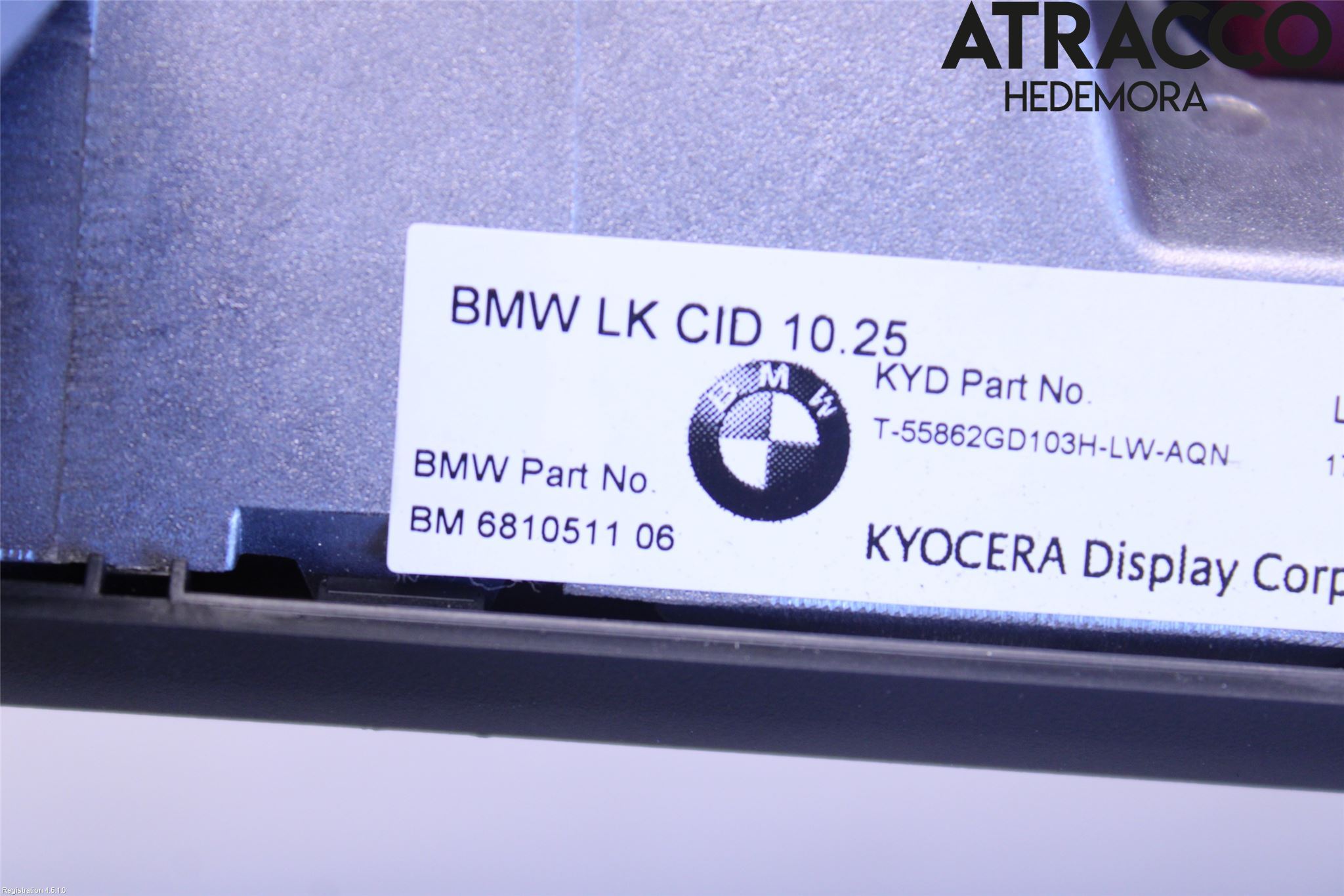 BMW 5 G30/G31/F90 17-23 Instr Skjerm Dvd-Gps-Ac-Tlf