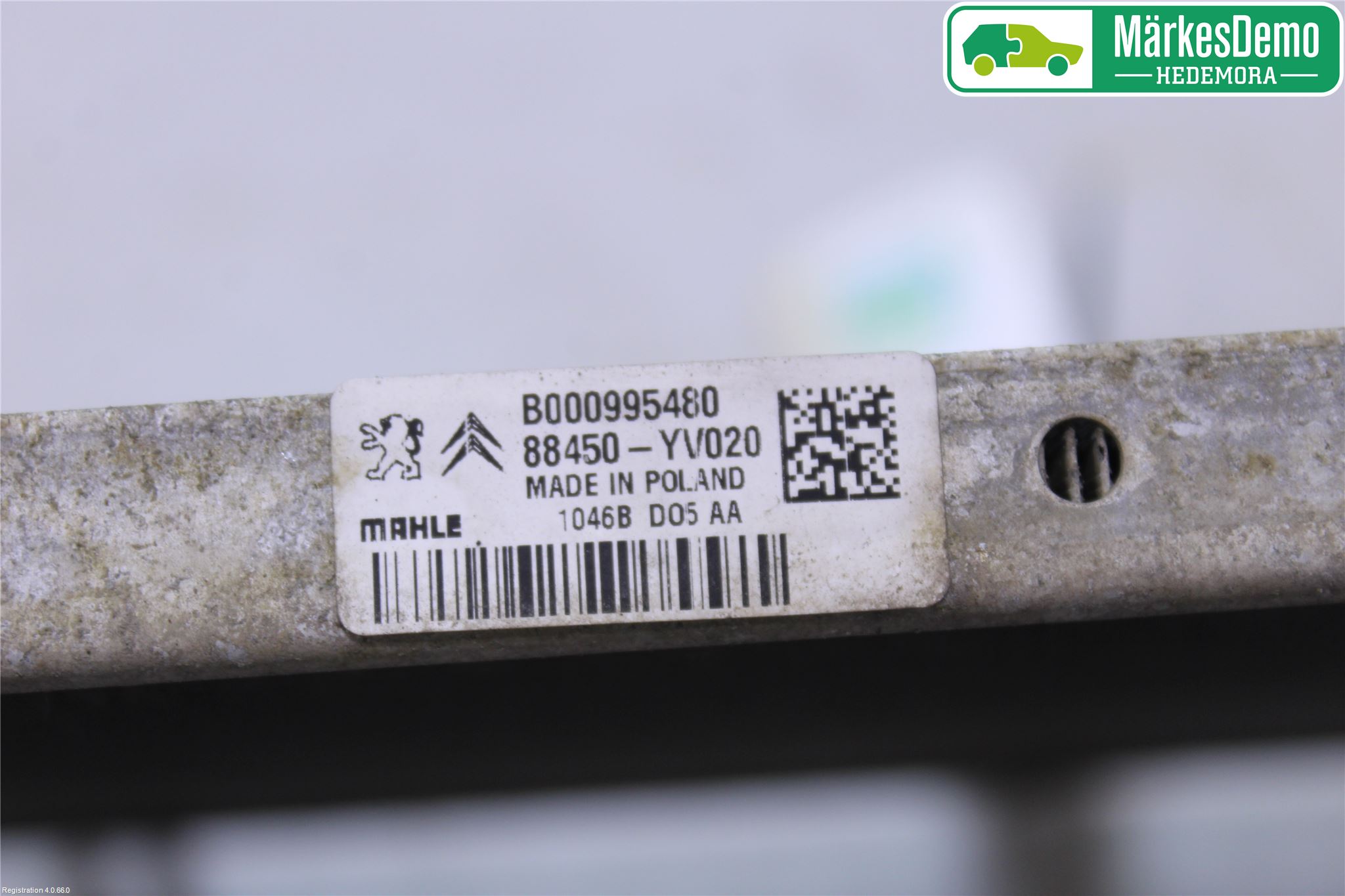 Peugeot 108 15-22 Varme Ac Kondenser-Kjøler
