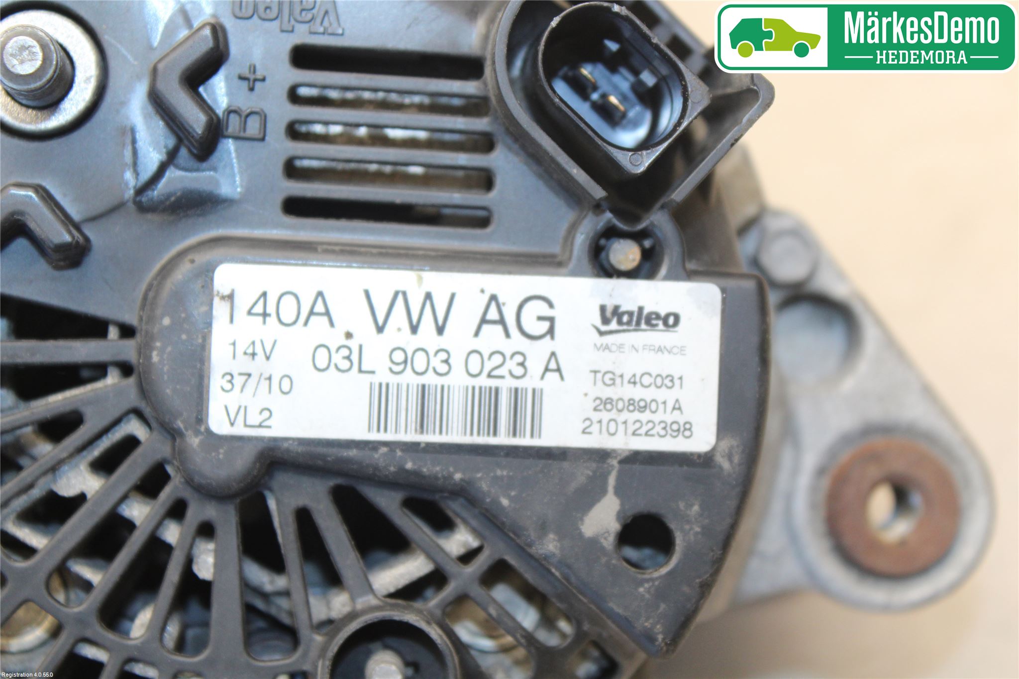 Volkswagen VW GOLF VI 09-13 Dynamo