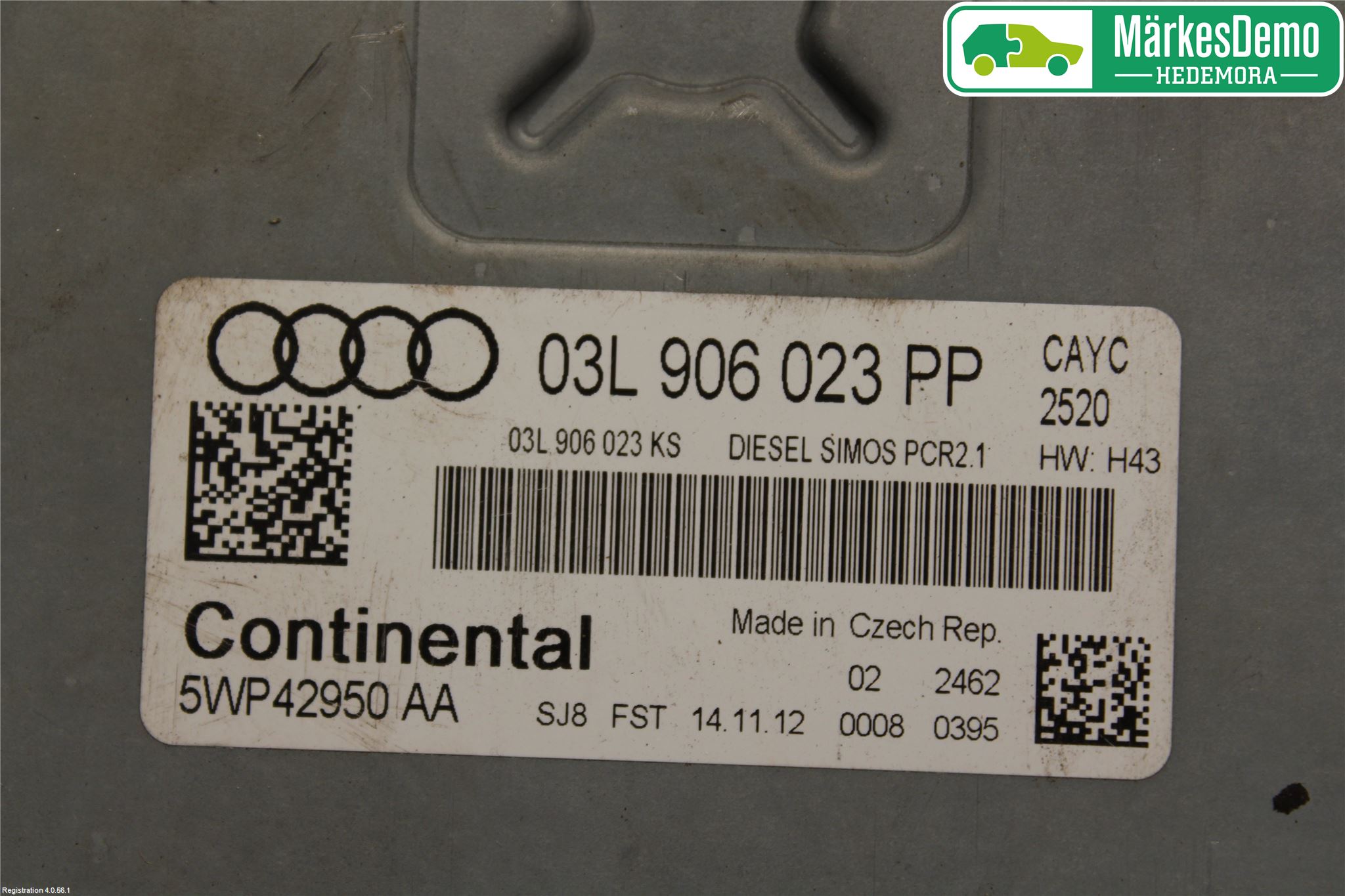 Audi A3/S3 05-13 Styreenhet Innsprøytning