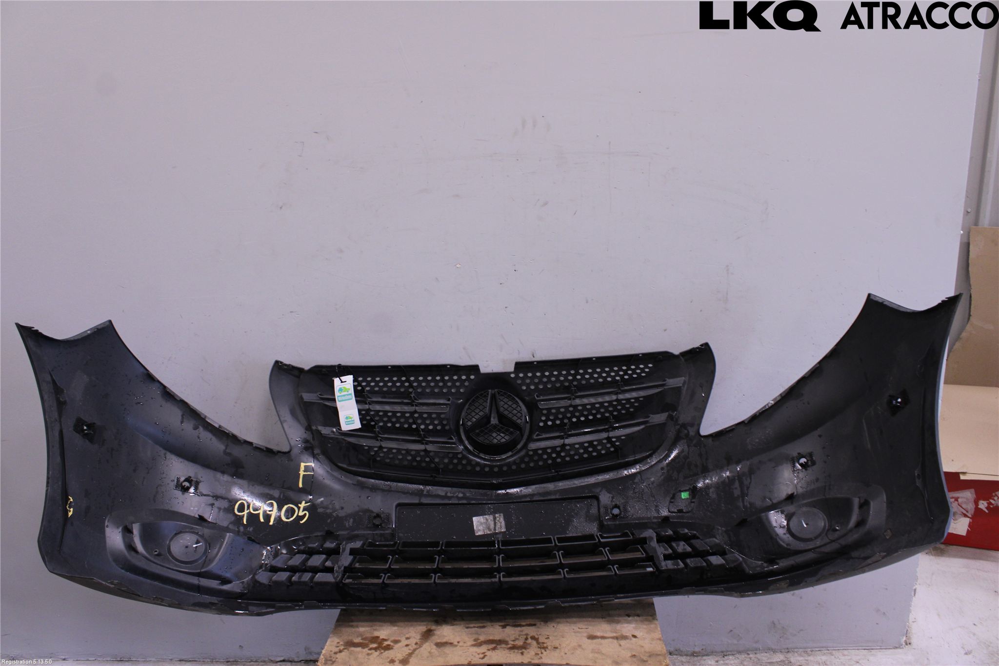 Mercedes-Benz MB VITO/V-KLASS (W640,W447,W448) 14- Støtfanger Foran Plastdeksel