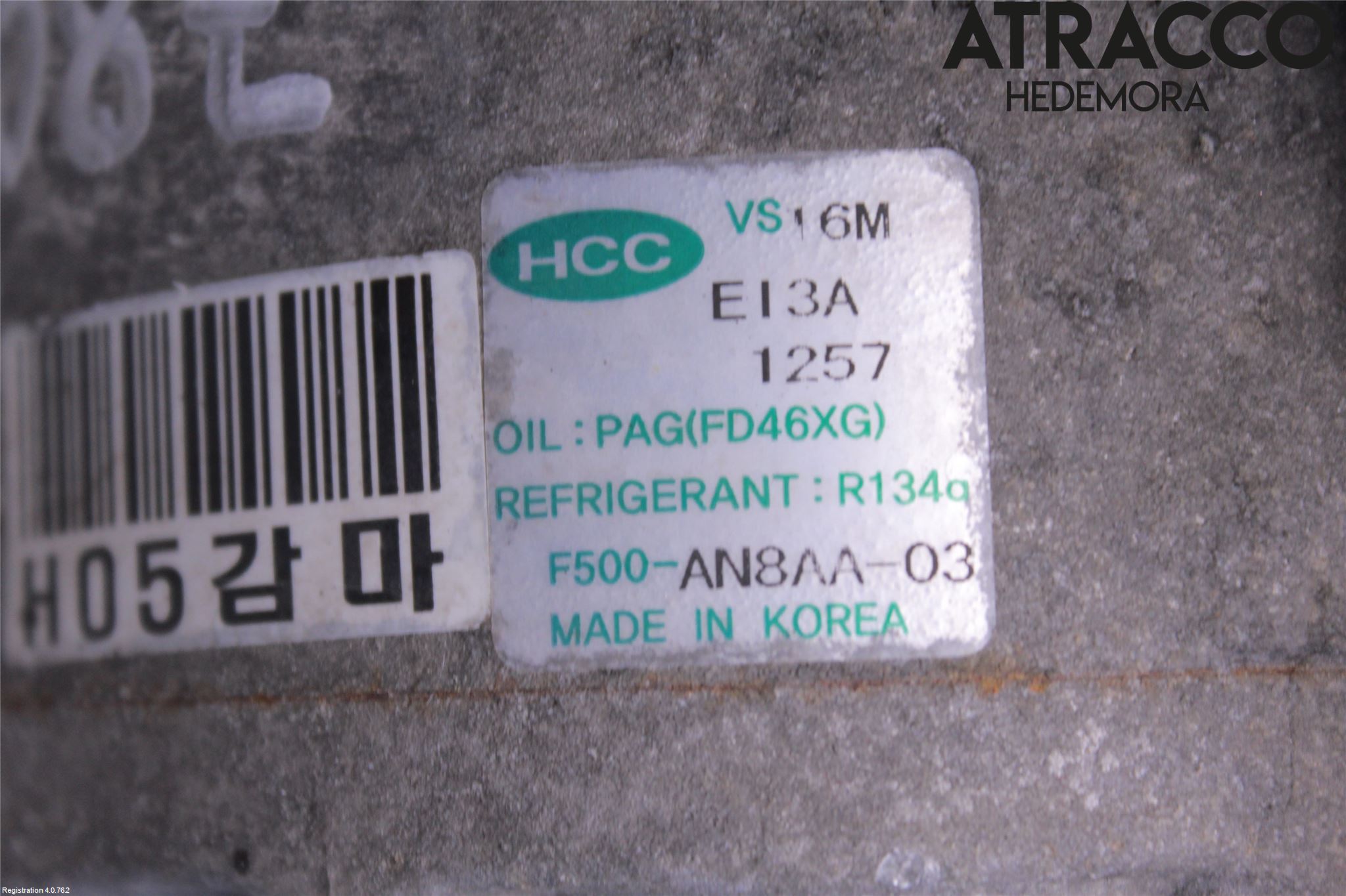 Kia CEED 06-12 Varme Ac Kompressor