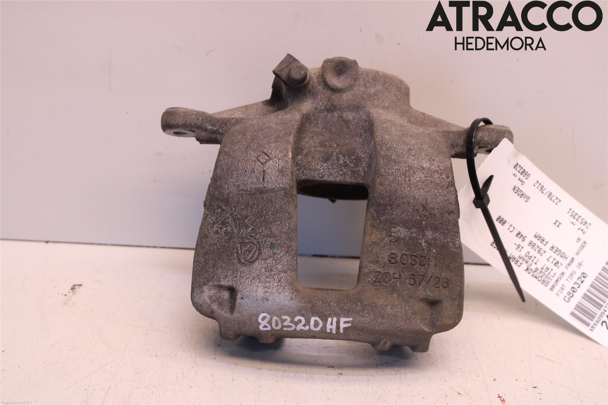Fiat TIPO/CROSS 16- Bremsecaliper Foran Høyre