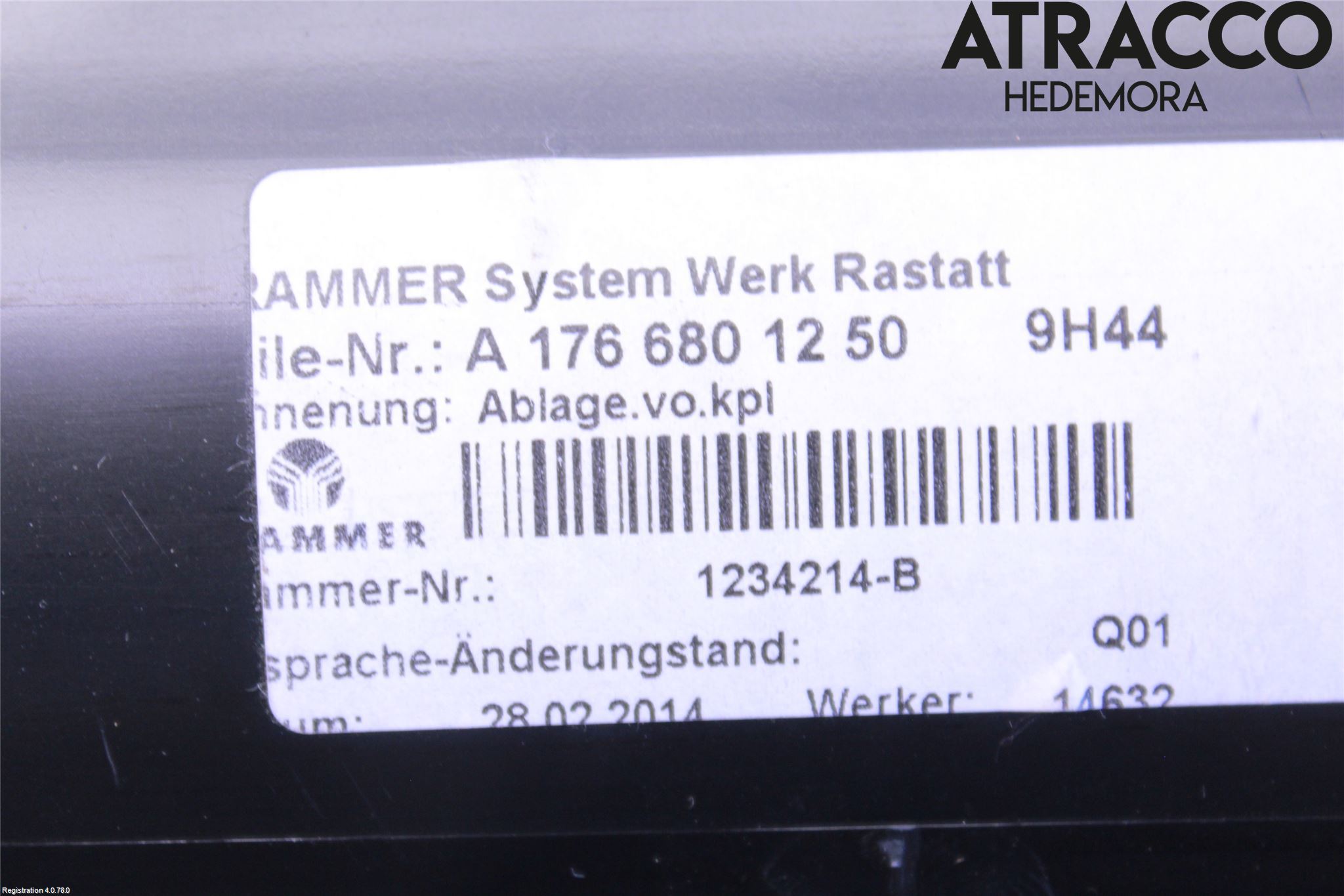 Mercedes-Benz MB GLA-KLASS (X156) 13-20 Innr Askebeger