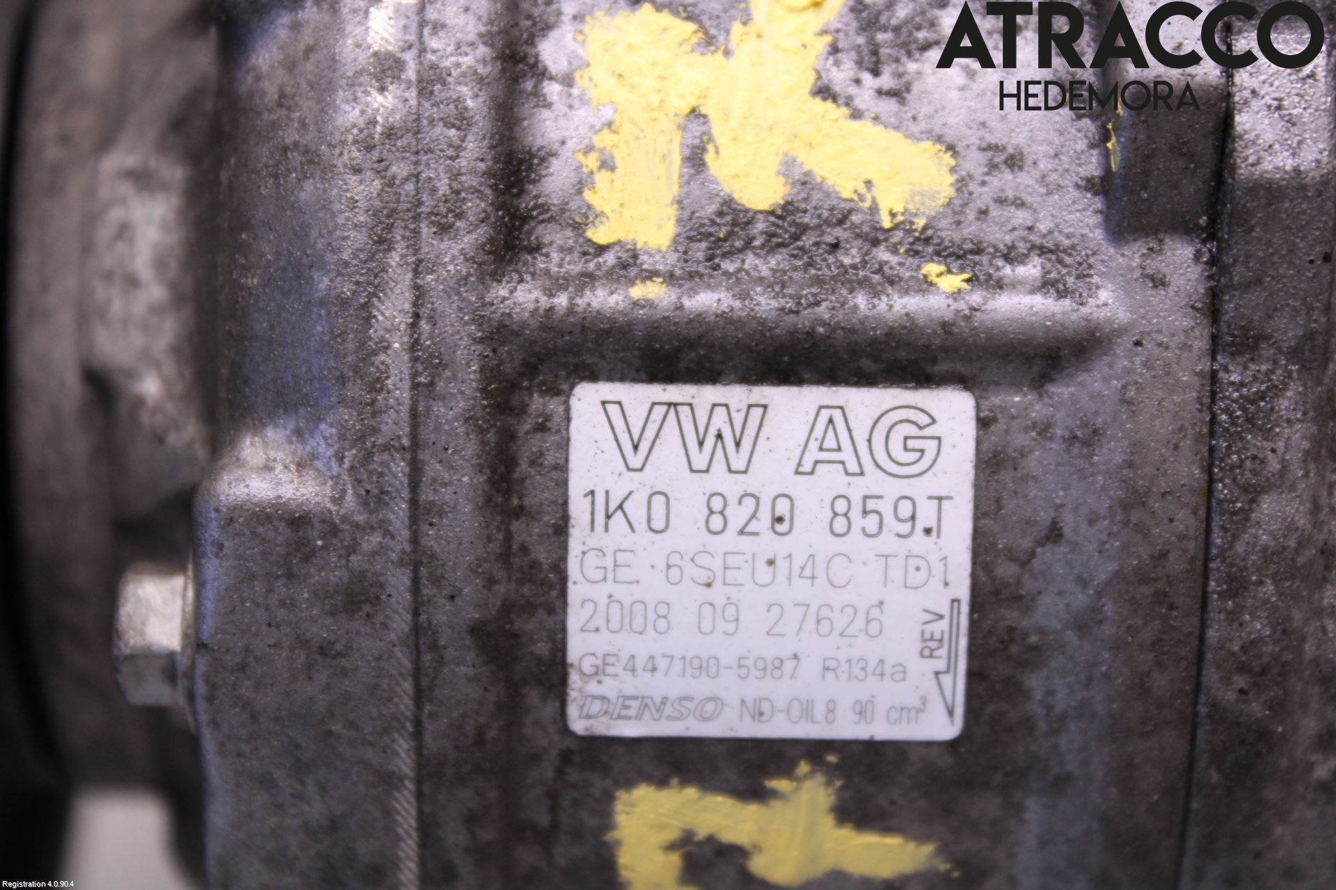 Audi A3/S3 05-13 Varme Ac Kompressor