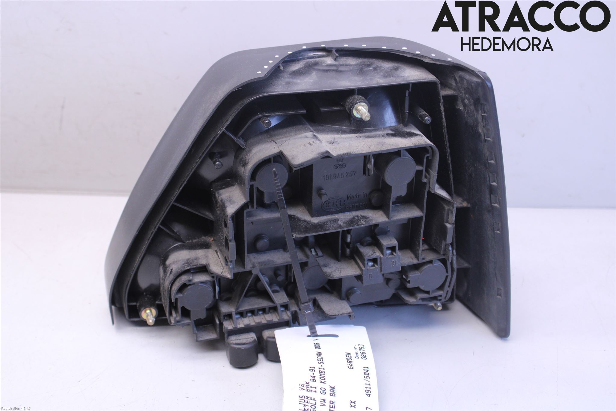 Volkswagen VW GOLF II 84-91 Baklykt Venstre