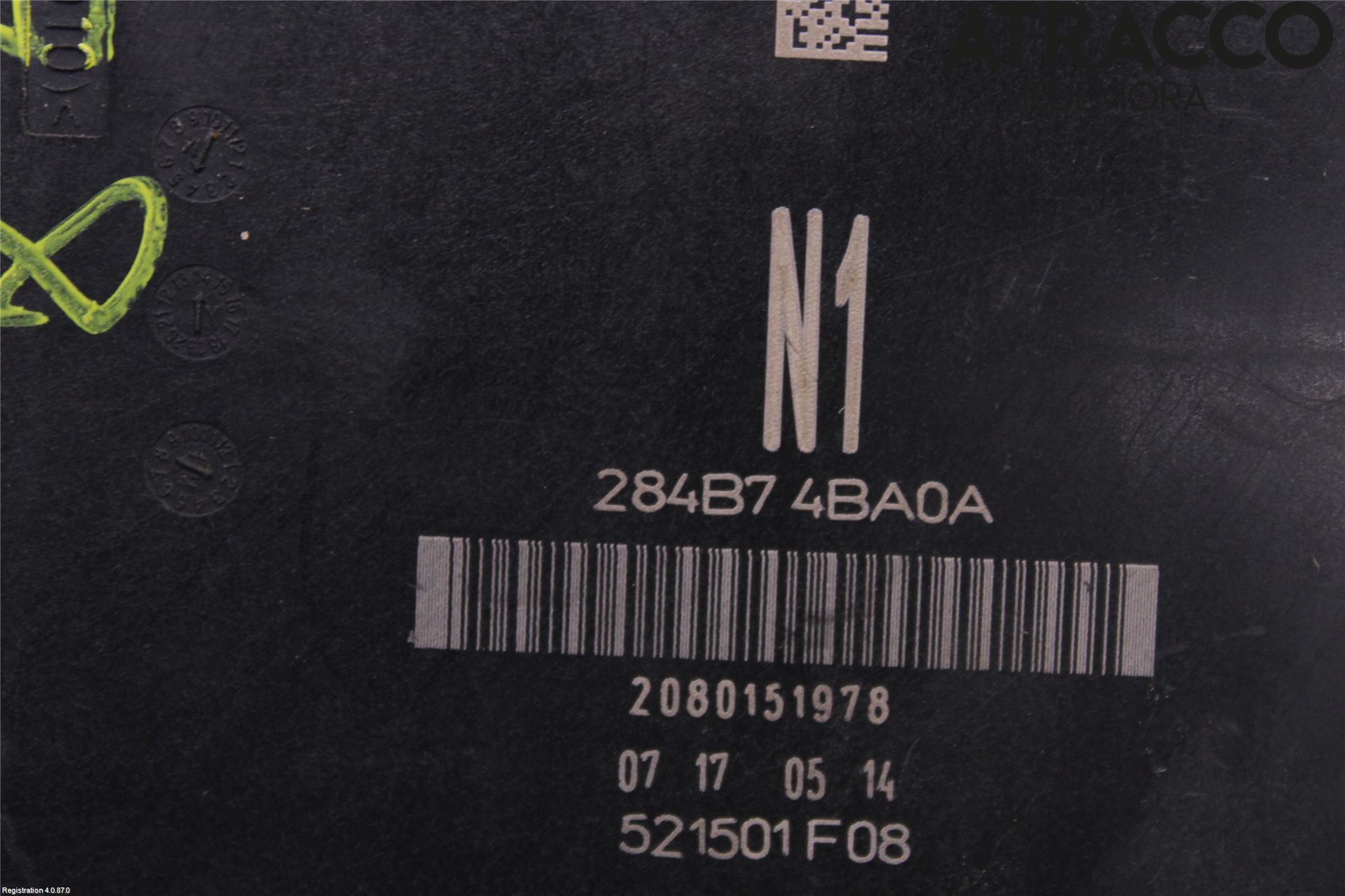 Nissan QASHQAI 14-17 Sikringsboks - Elsentral