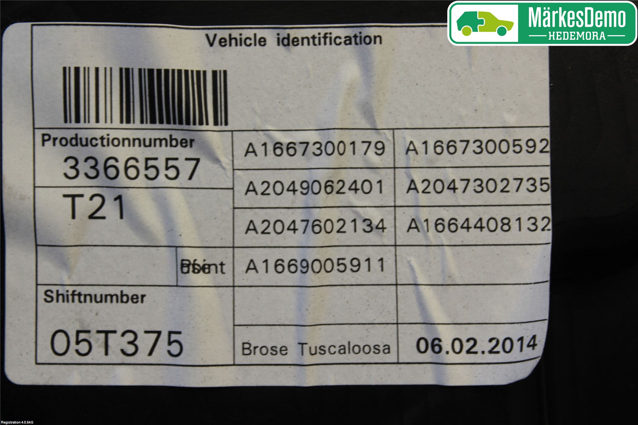 Mercedes-Benz MB GL/GLS-KLASS (X166) 12-19 Vindusheis El Komp