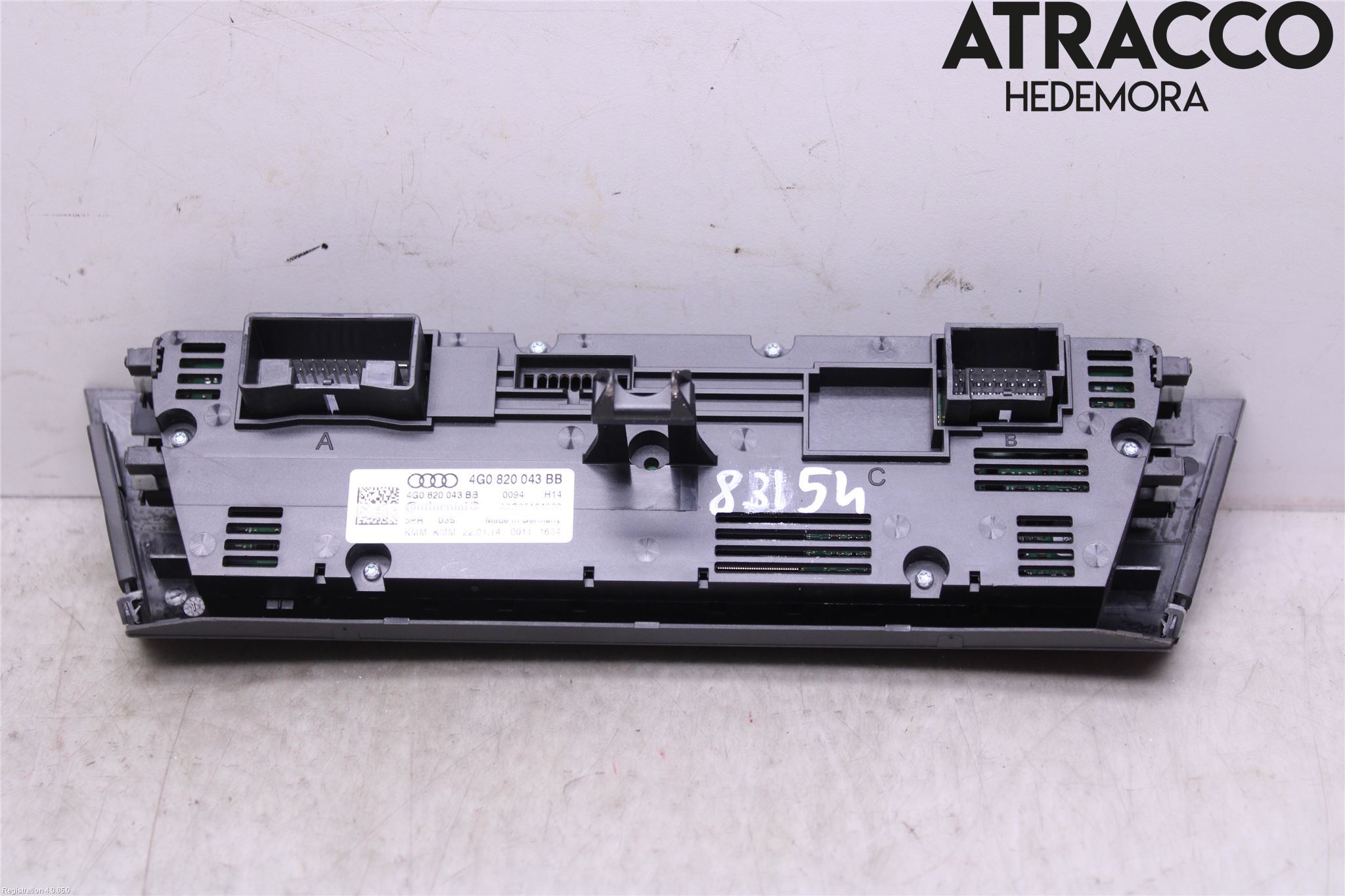 Audi A6/S6 4G 11-18 Varme Ac Betjening-Display