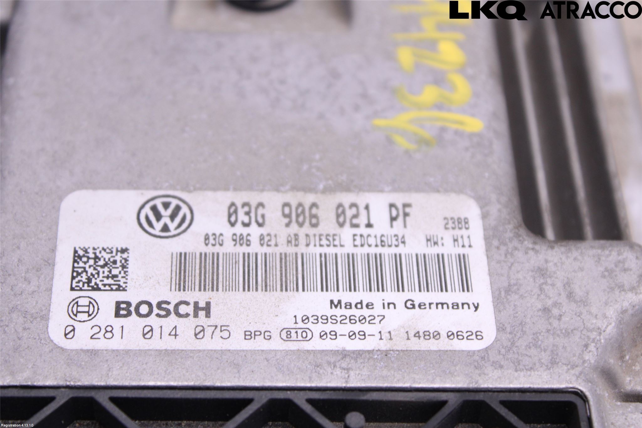 Volkswagen VW CADDY      04-10 Styreenhet Dieselpumpe