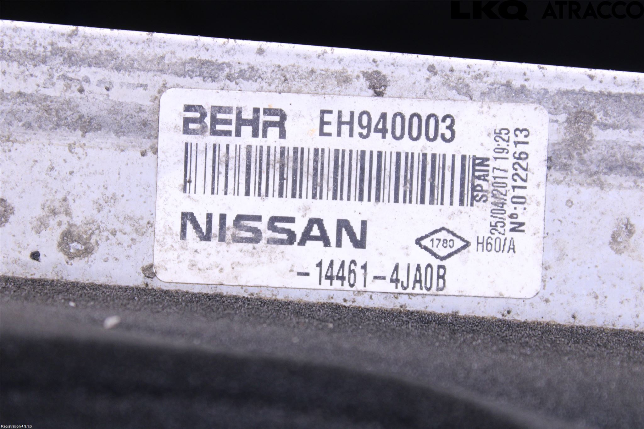 Nissan NAVARA, TREK-1 17-21 Intercooler Radiator