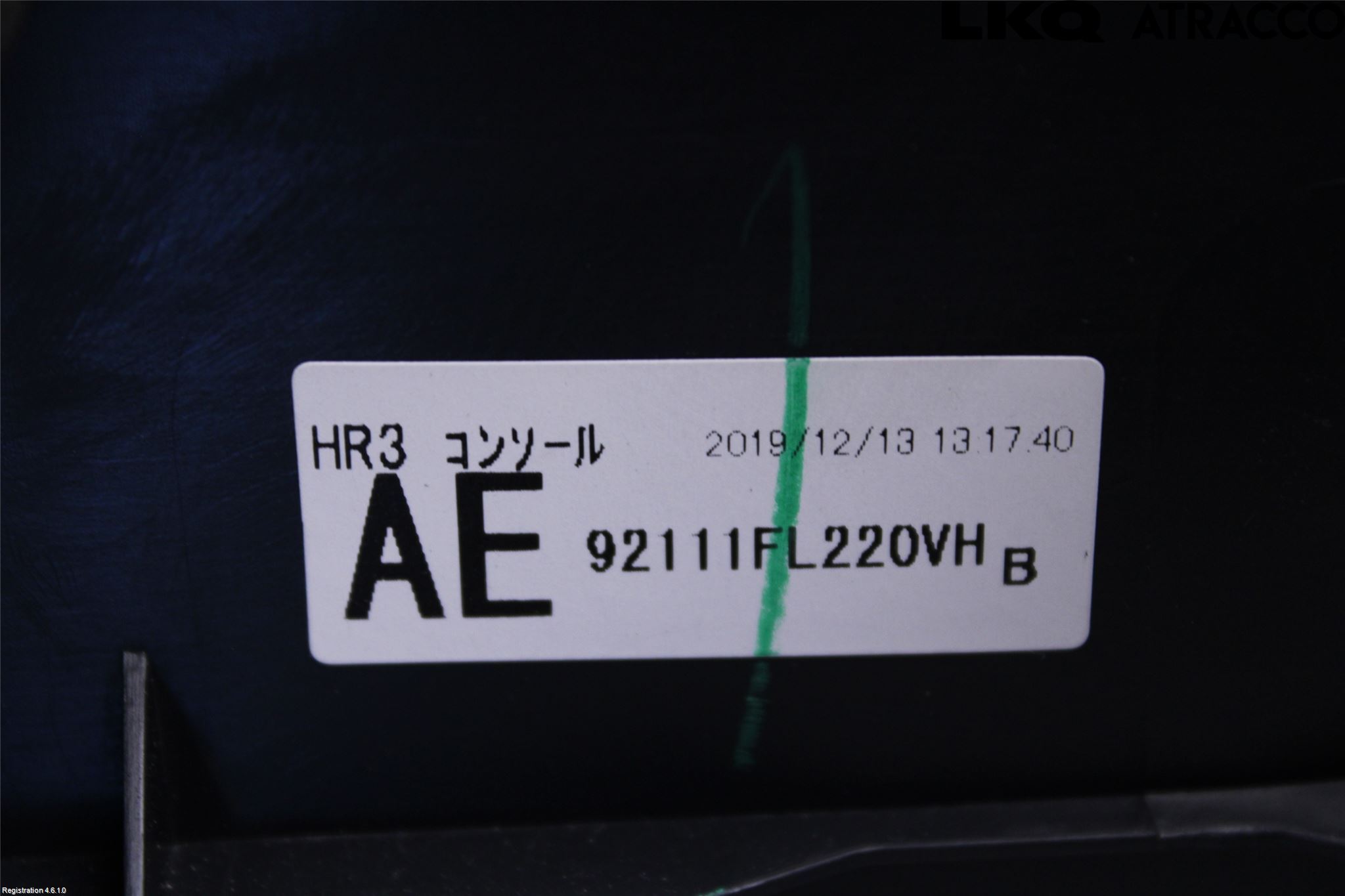 Subaru XV 18-22 Innr Konsoll-Lomme