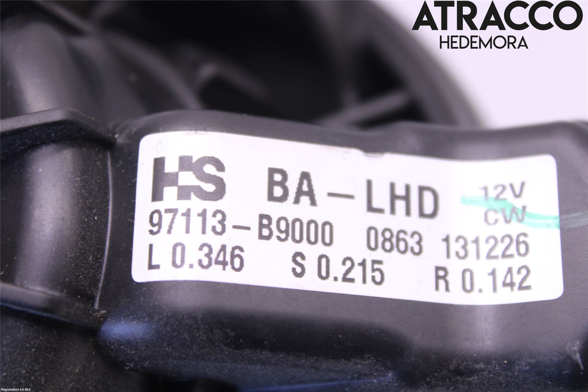 Hyundai i10 BA 14-16 Varmeapparat Viftemotor