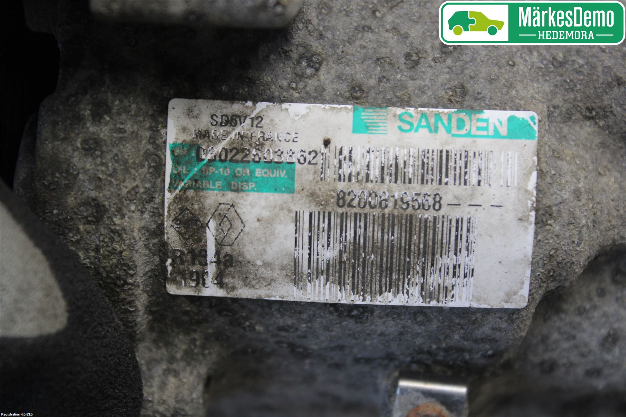 Renault CLIO III  06-09 Varme Ac Kompressor
