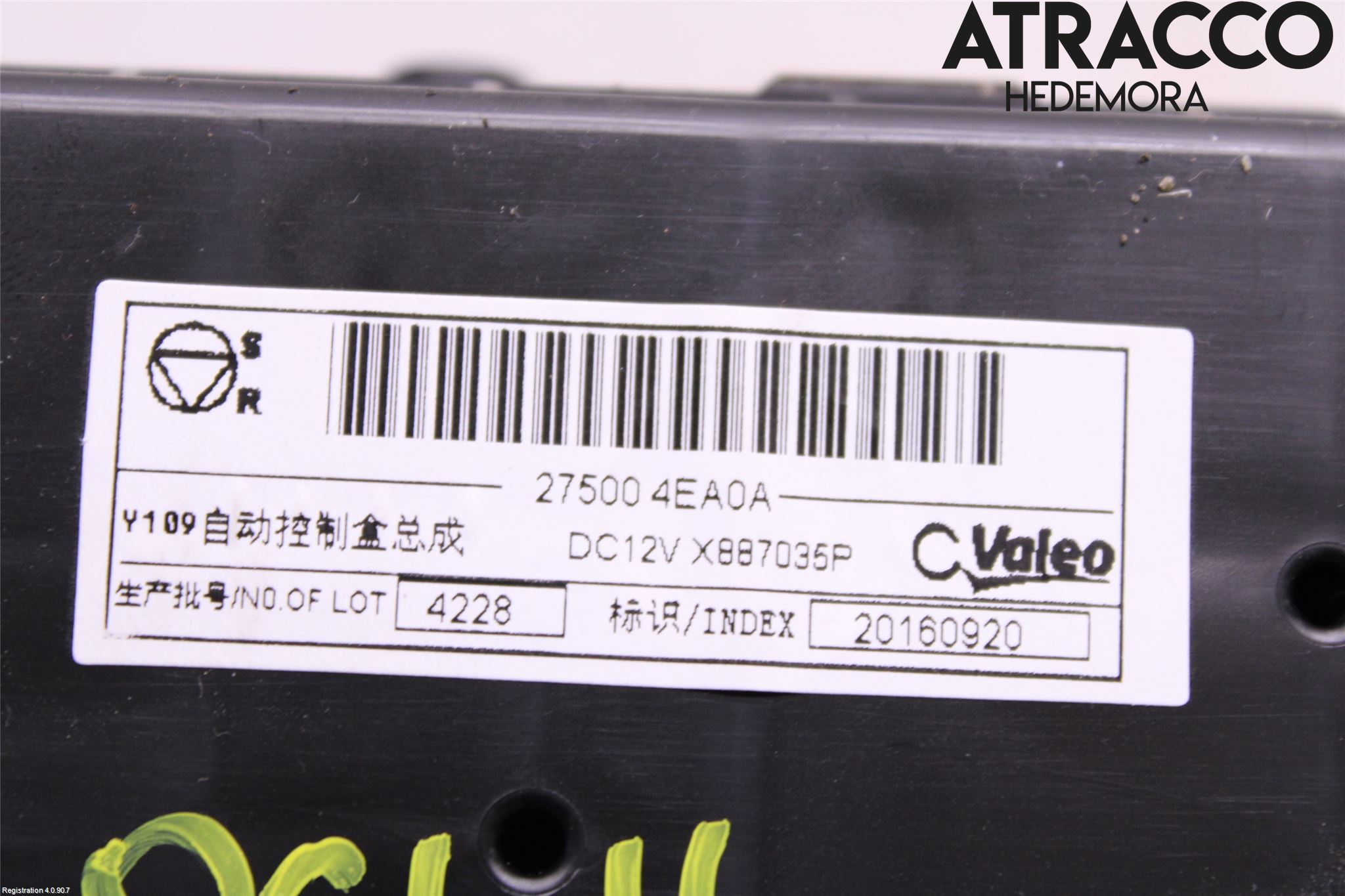 Nissan X-TRAIL 14-21 Varme Ac Betjening-Display