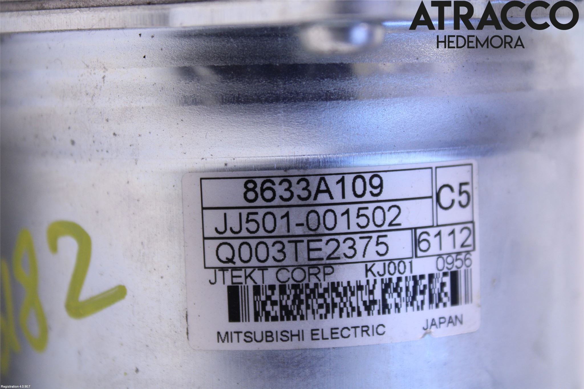Mitsubishi ASX 10-22 Rattakselaggregat Innebygd Servo