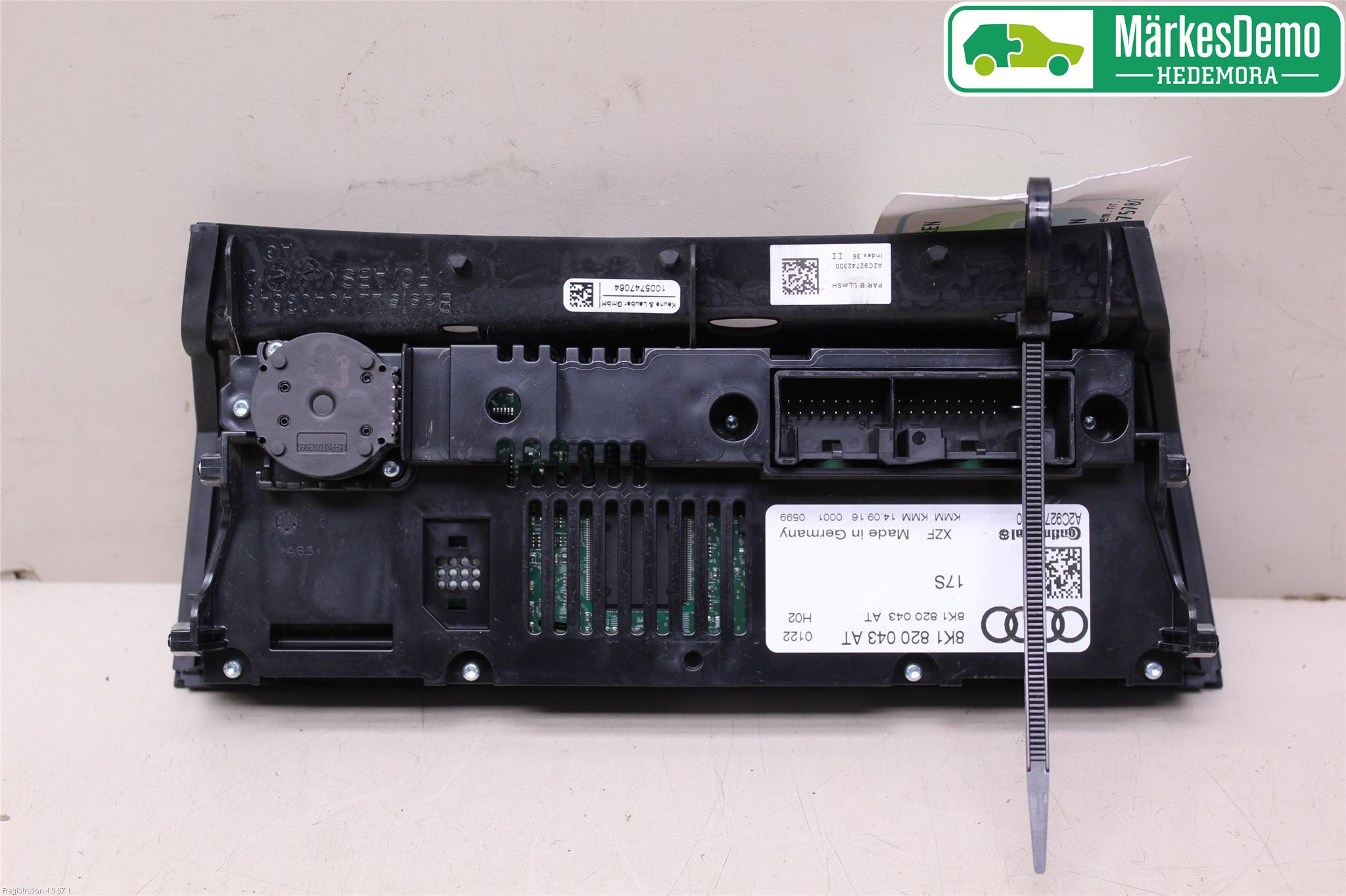 Audi Q5 09-16 Varme Ac Betjening-Display