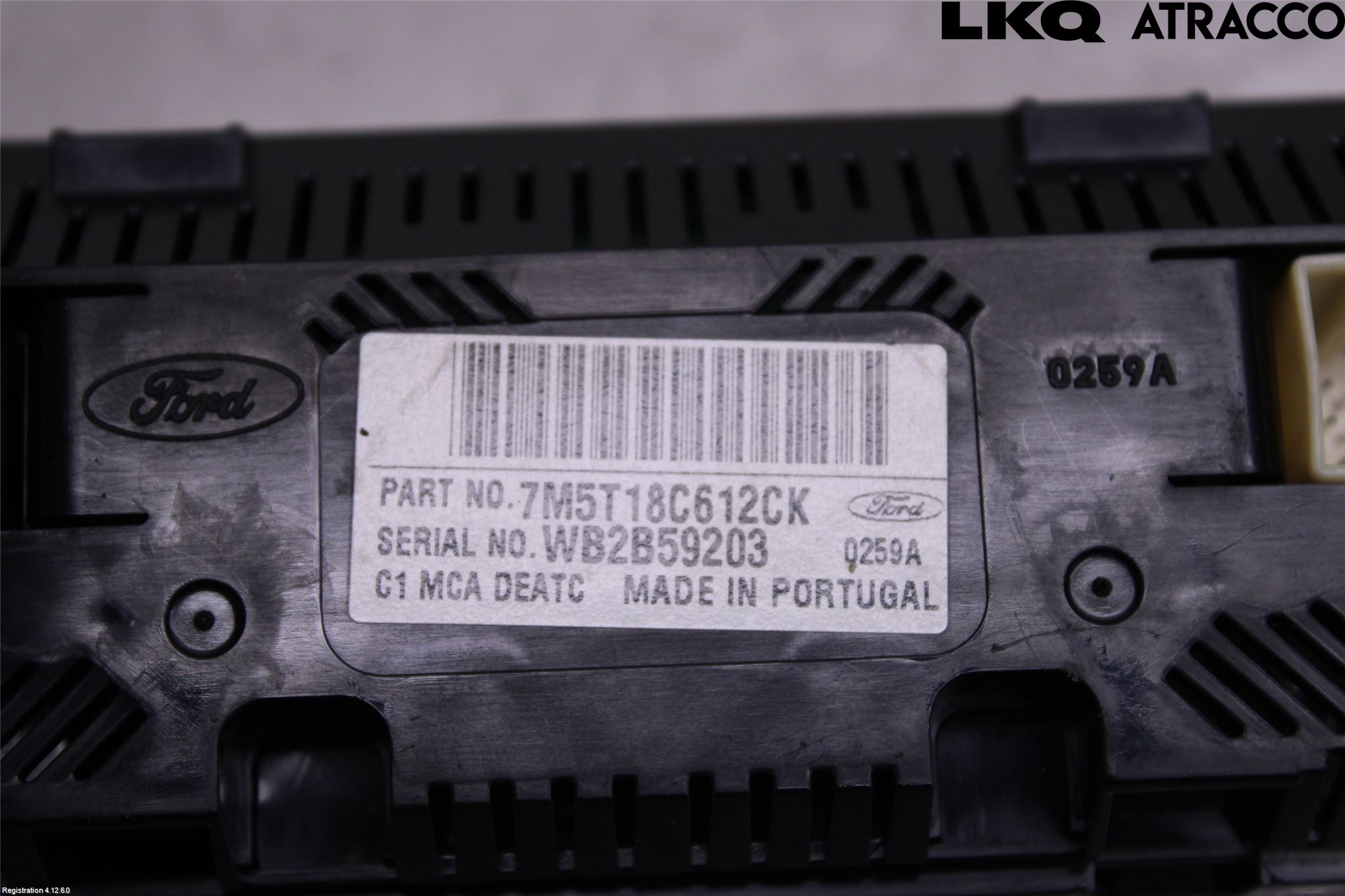 Ford KUGA 08-12 Varme Ac Betjening-Display